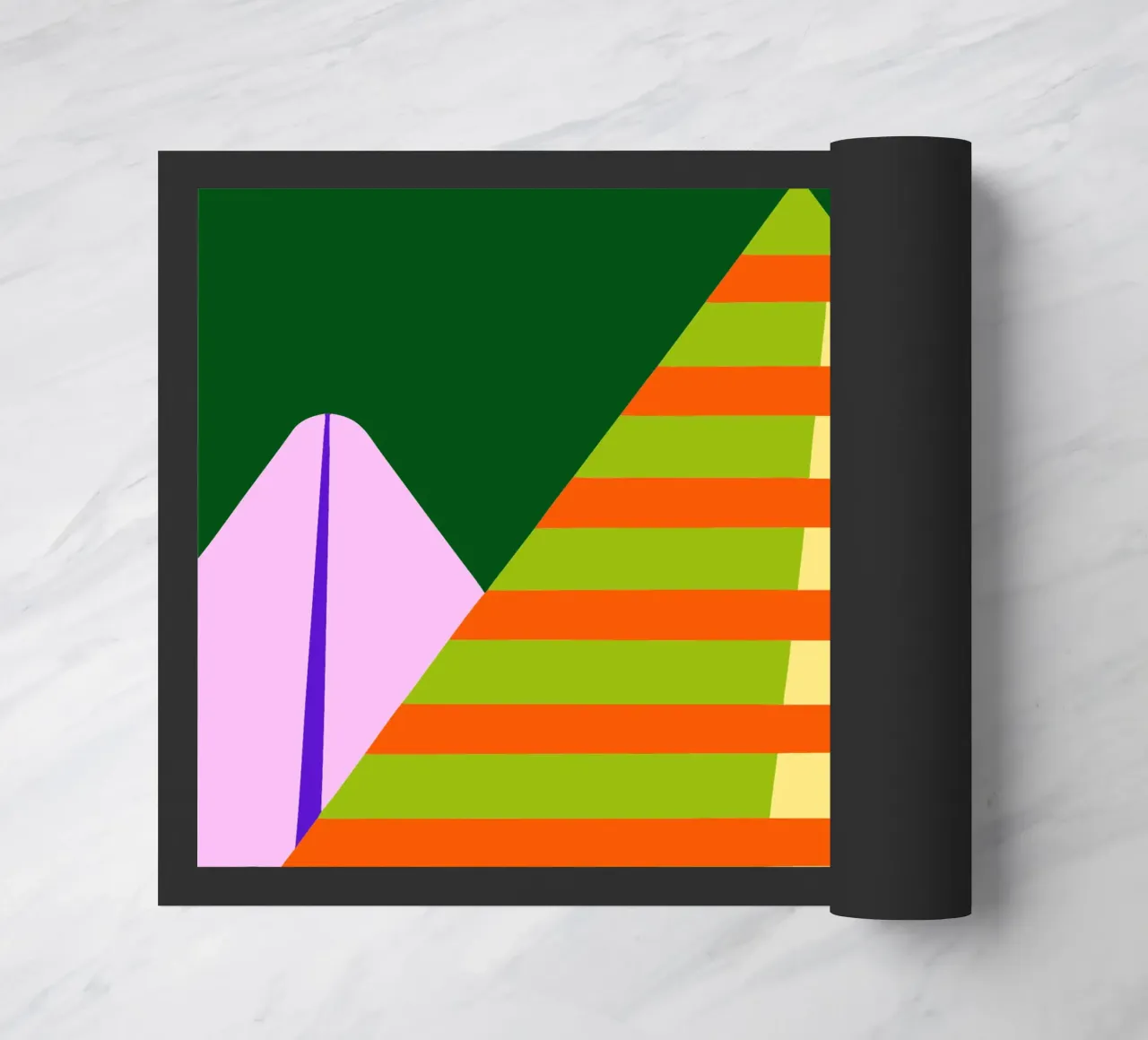 berg vector deurmat van Botania