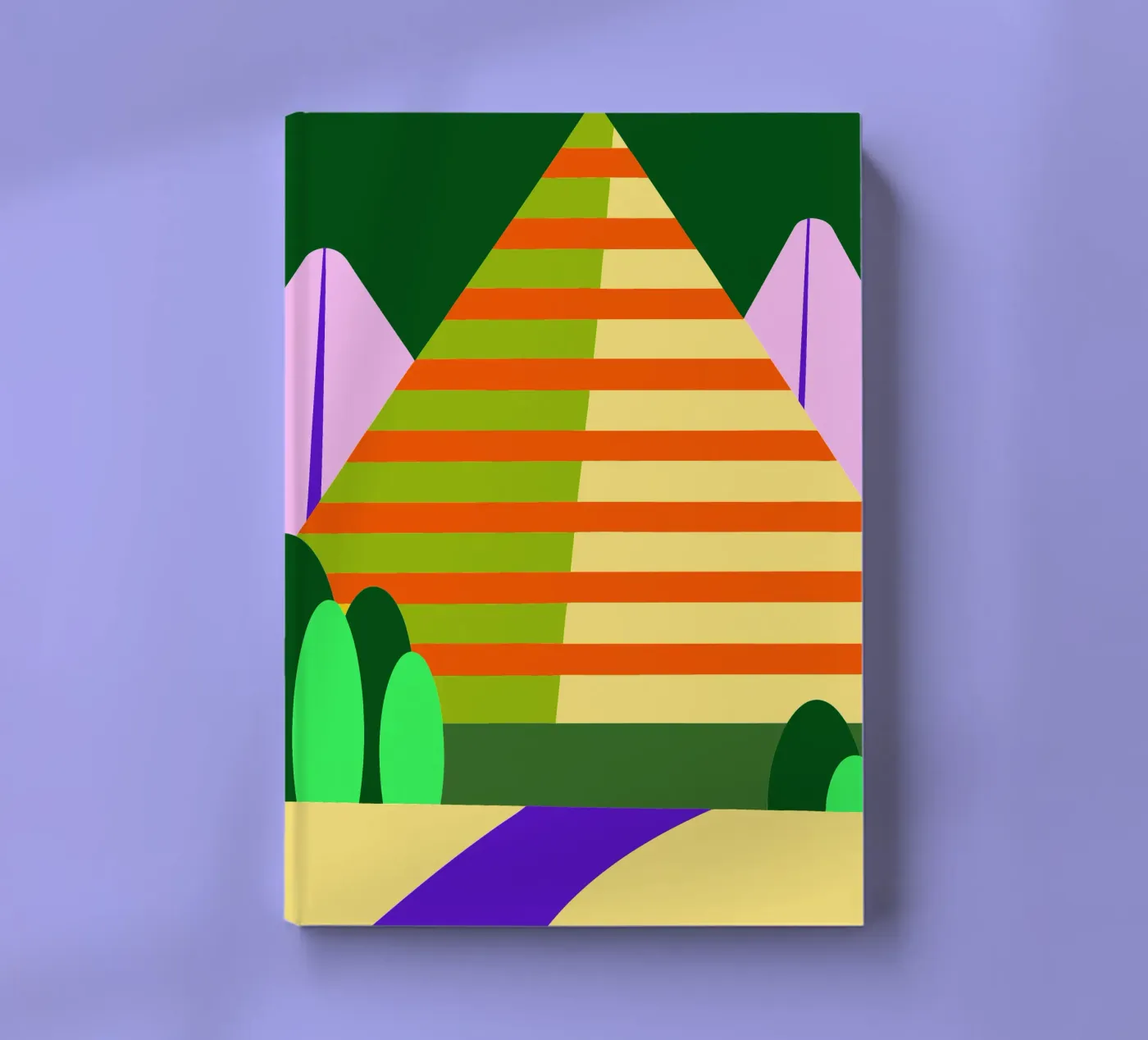 mountain vector notebook by Botania