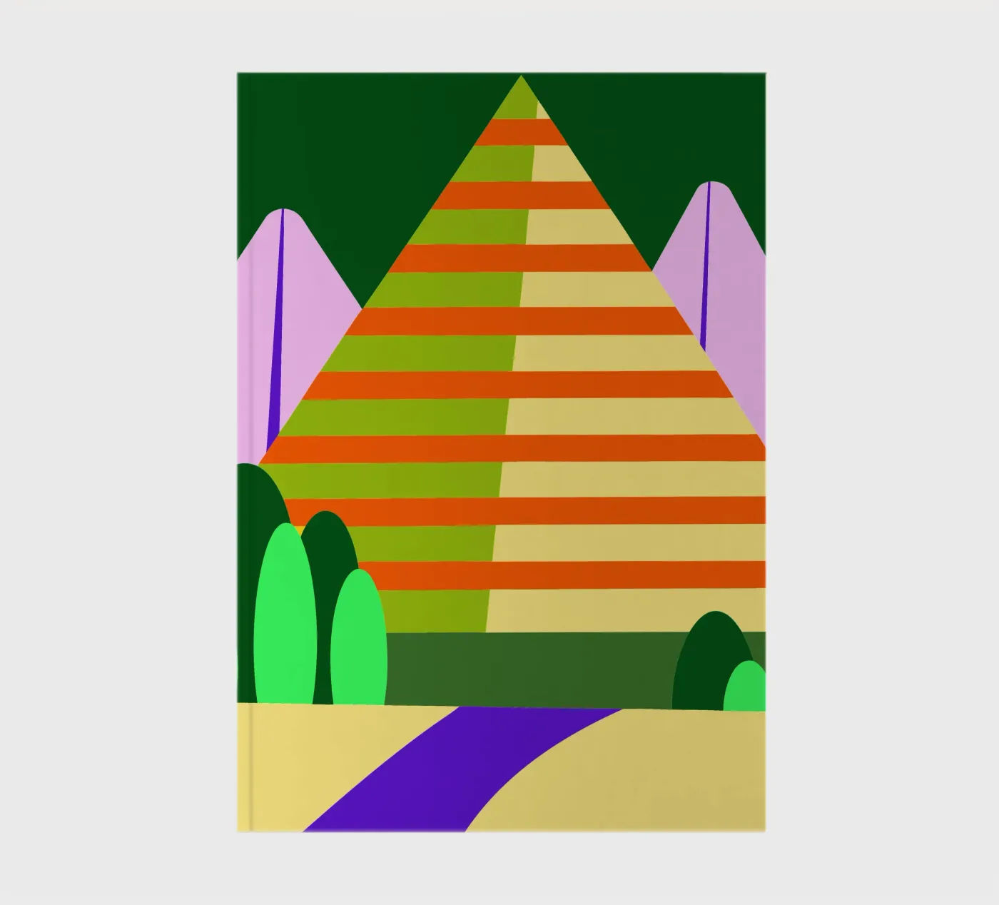 mountain vector notebook by Botania