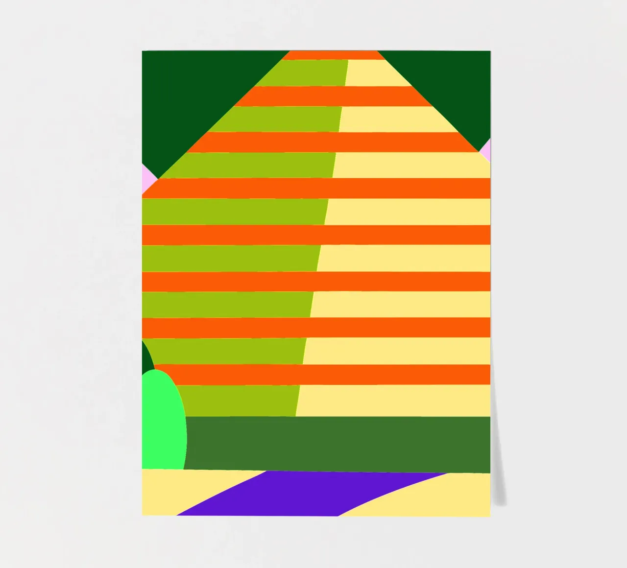 mountain vector sticker sheet by Botania