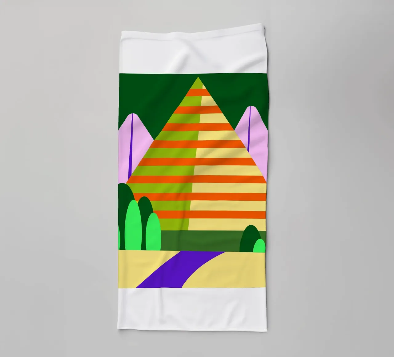 berg vector badhanddoek van Botania