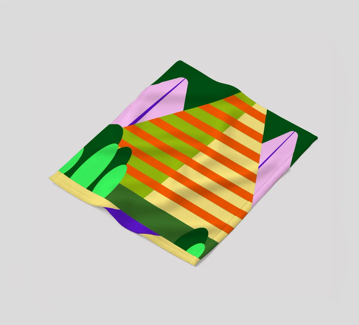 berg vector fleecedeken van Botania