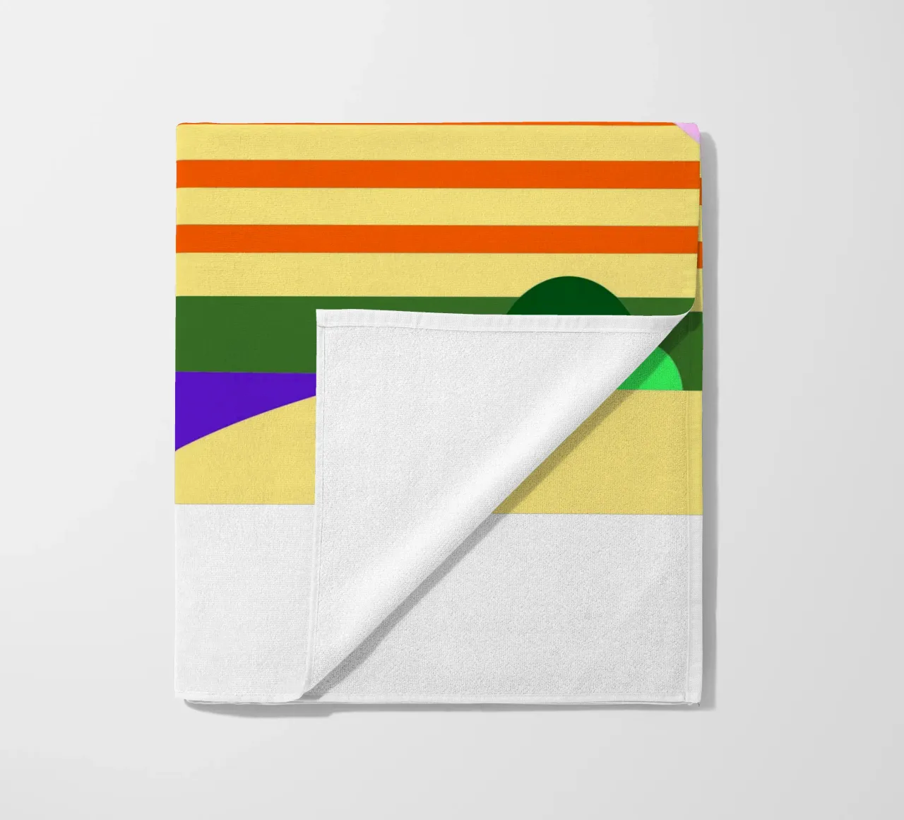 mountain vector beach towel by Botania