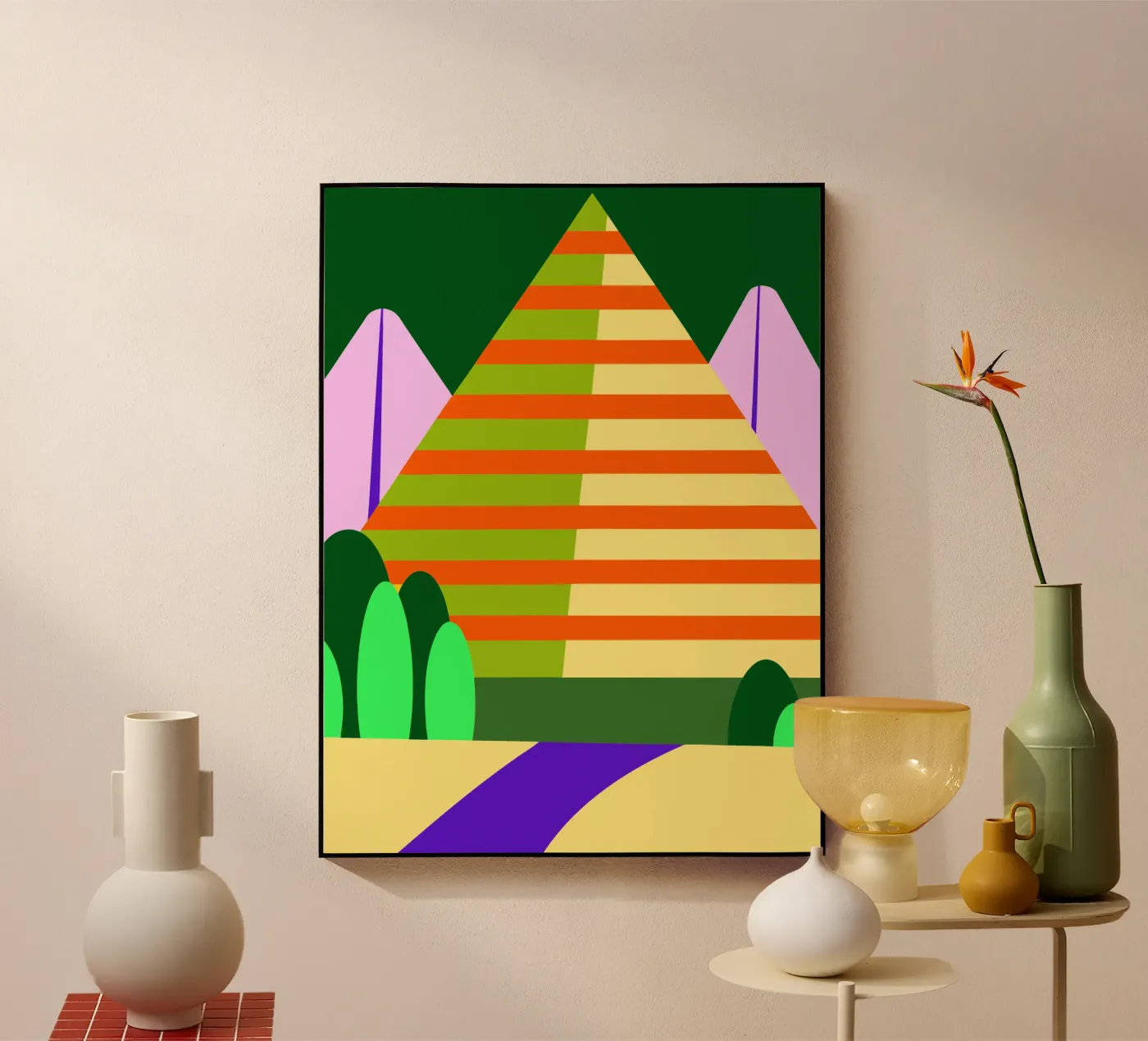 mountain vector plexiglas de Botania