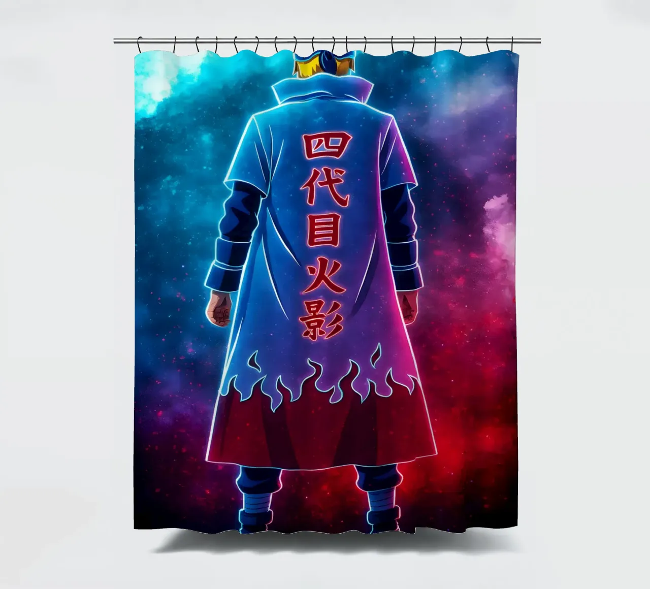 Soul Of Minato Namikaze Duschvorhang von DGSoulheroes