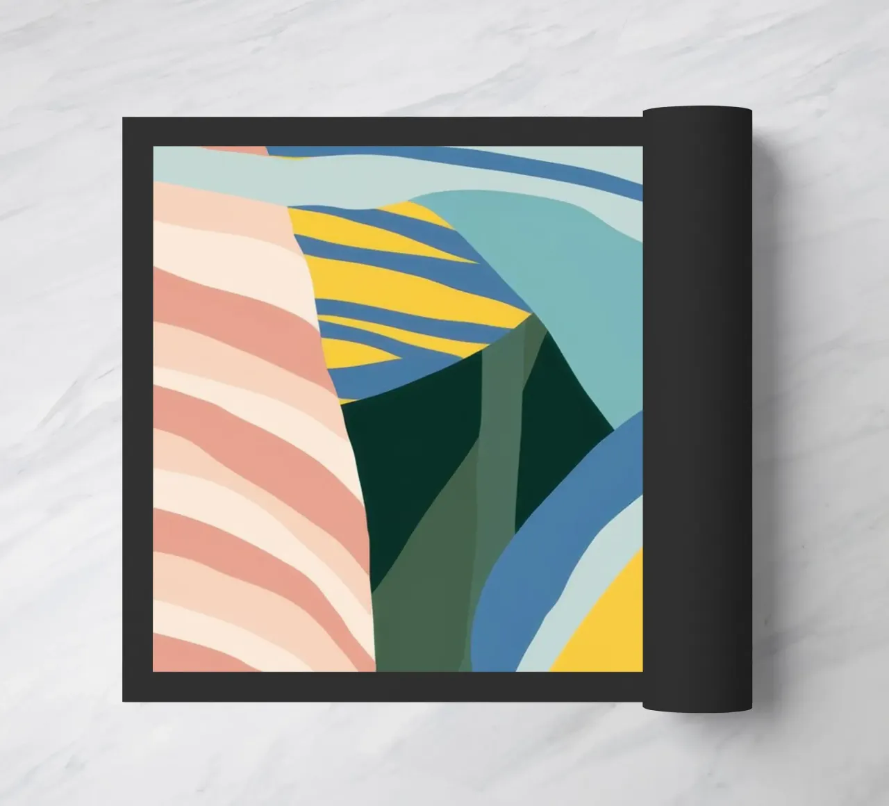 Fiore astratto del paradiso zerbino da Frosh Pallete