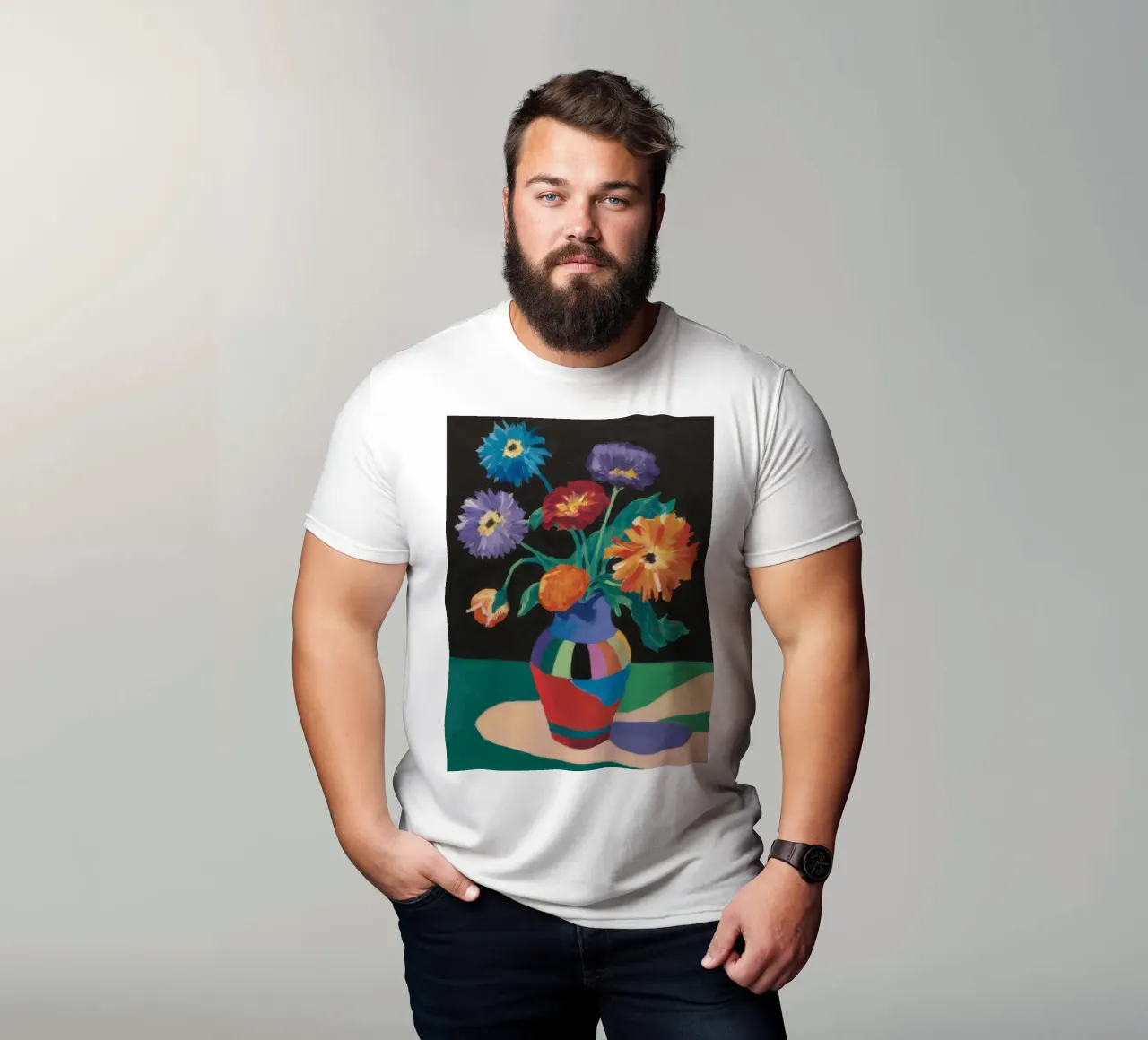 Vibrant Bouquet Simplicity T-Shirt von Frosh Pallete