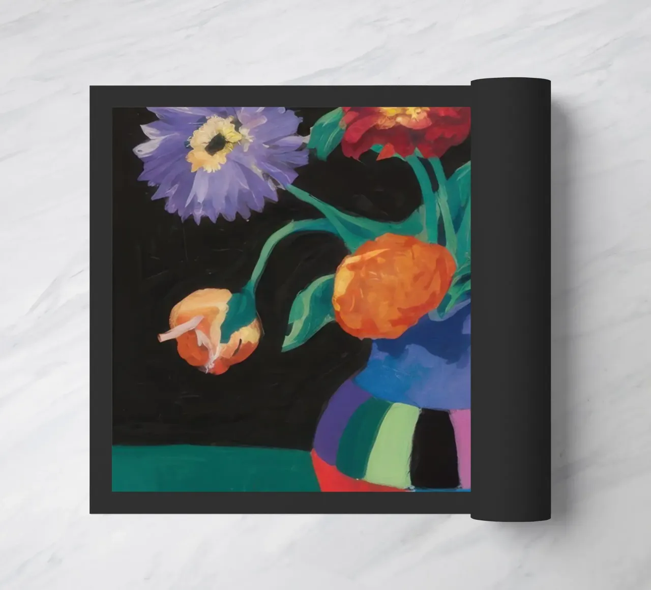 Semplicità del bouquet vibrante zerbino da Frosh Pallete