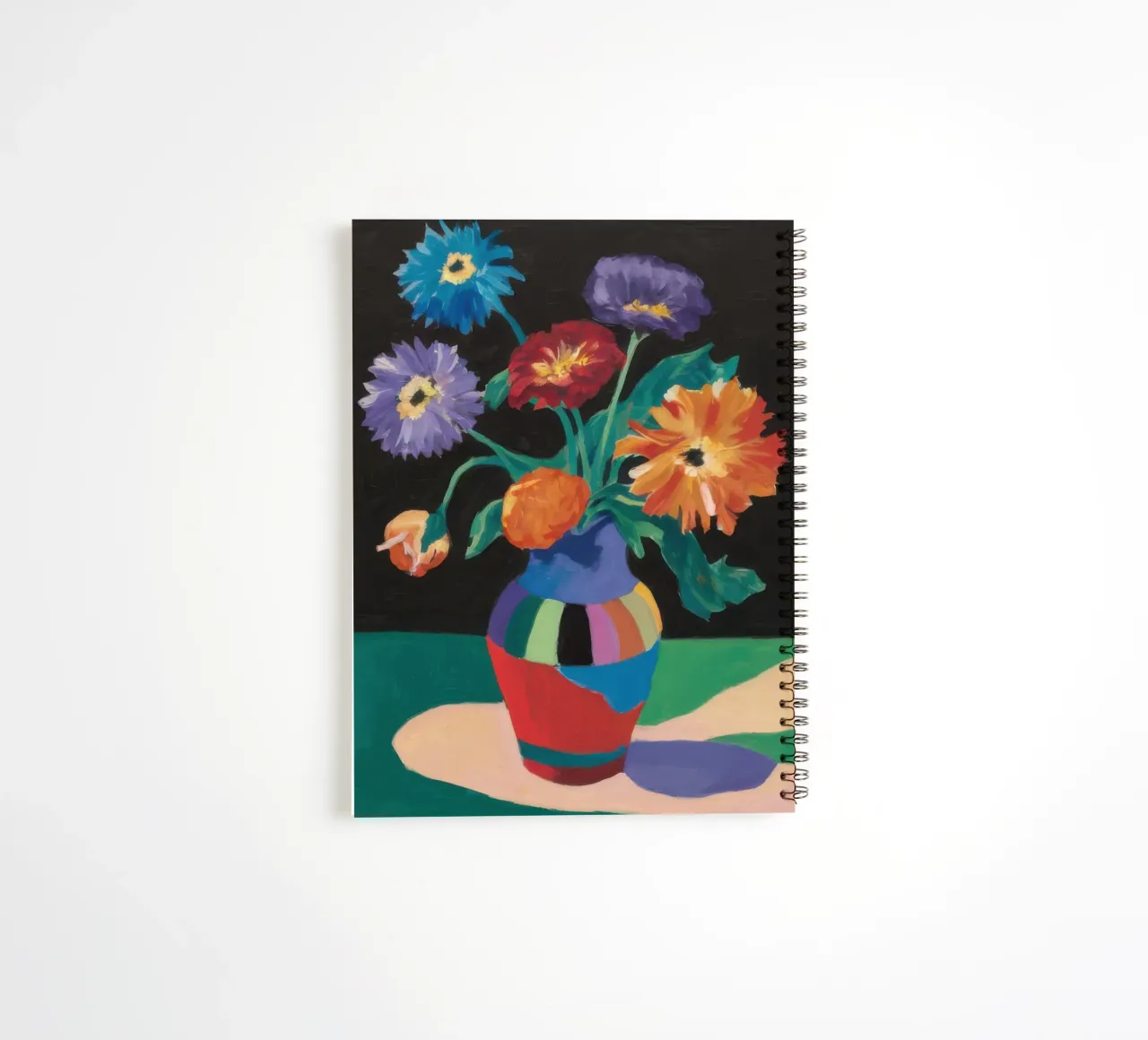 Vibrant Bouquet Simplicity spiral notebook by Frosh Pallete