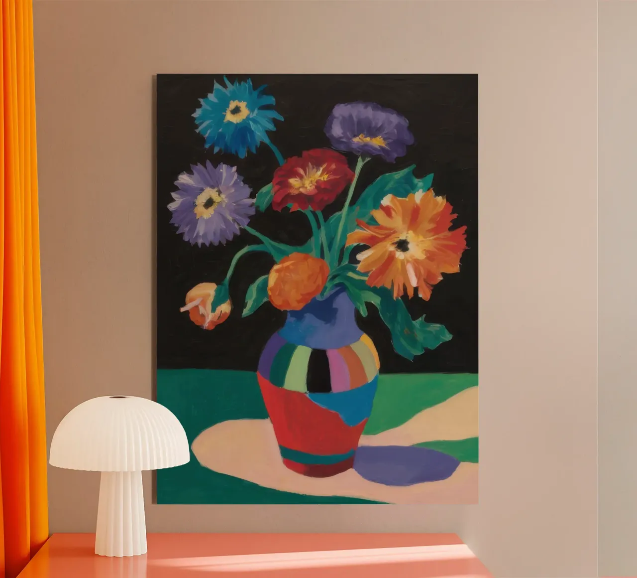 Vibrant Bouquet Simplicity alu-dibond by Frosh Pallete