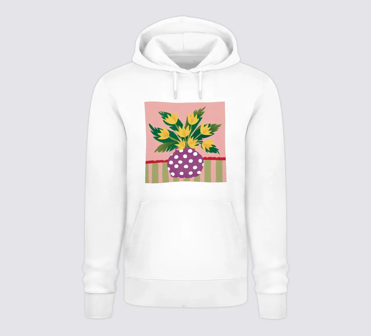 Fiore a pois Joy felpa con cappuccio da Thistle Bloom