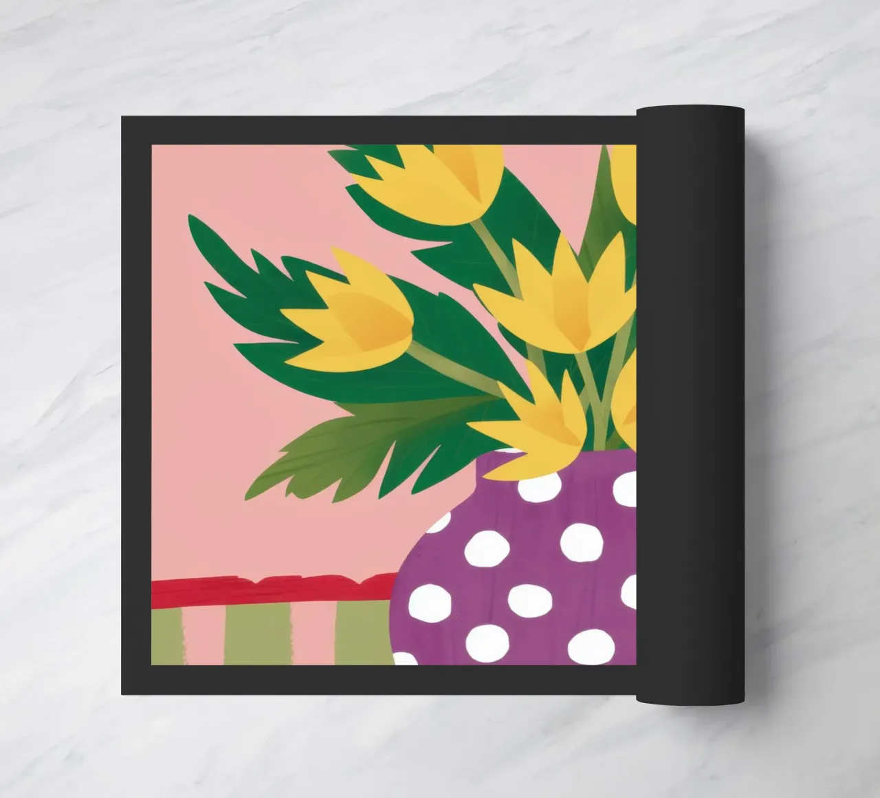 Fiore a pois Joy zerbino da Thistle Bloom