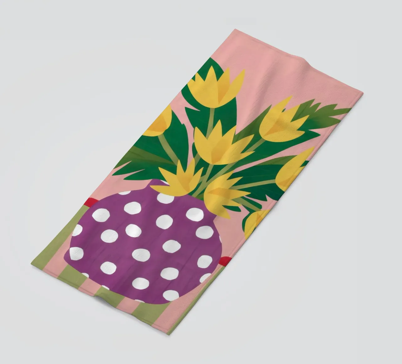 Fiore a pois Joy telo mare da Thistle Bloom