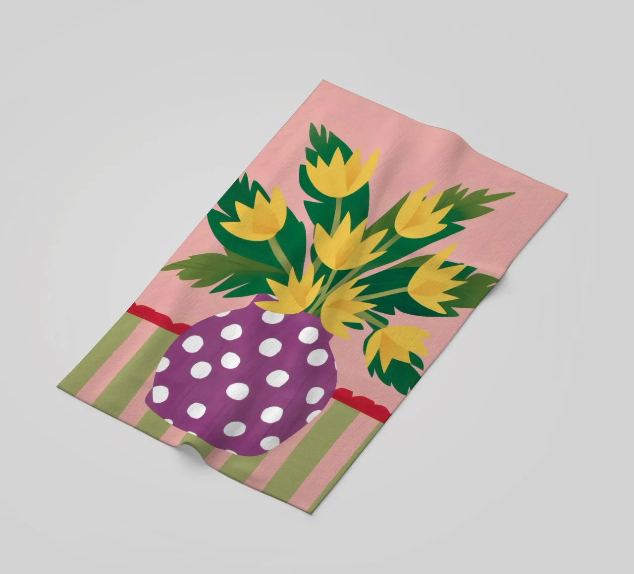 Fiore a pois Joy telo mare da Thistle Bloom
