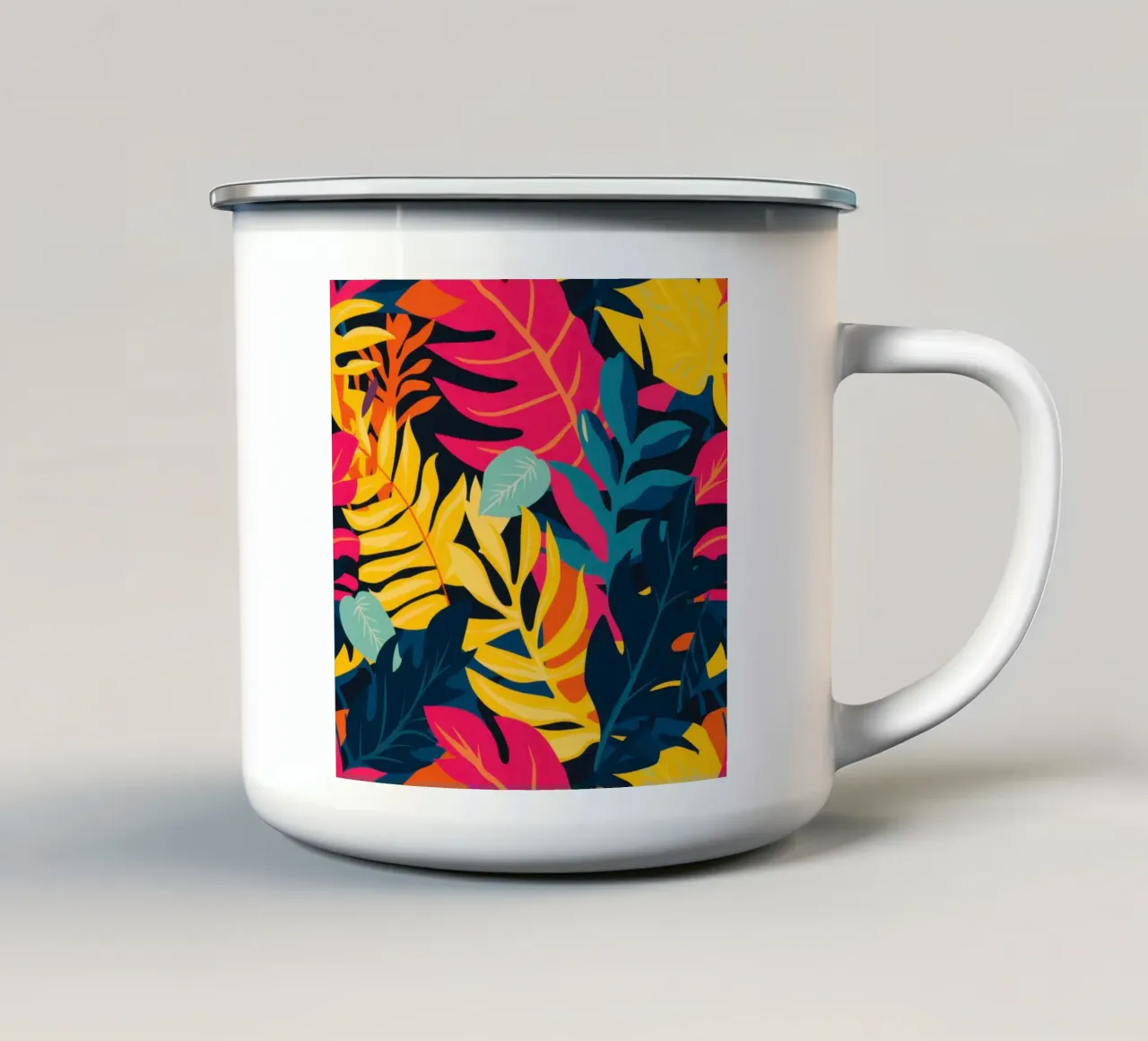 Fogliame dei tropici caldi tazza in smalto da Frosh Pallete