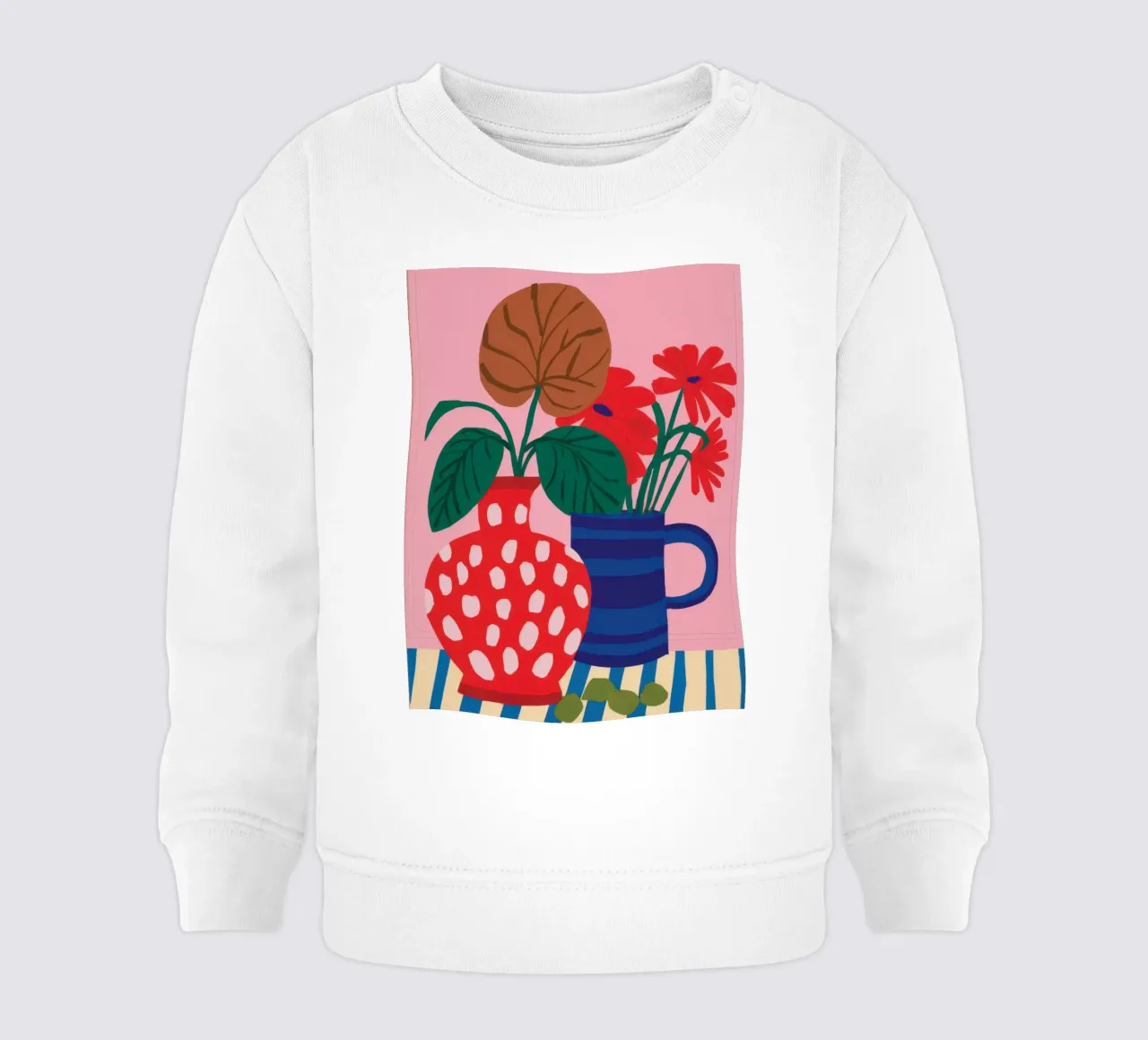 Il potere floreale fauvista felpa neonato da Thistle Bloom