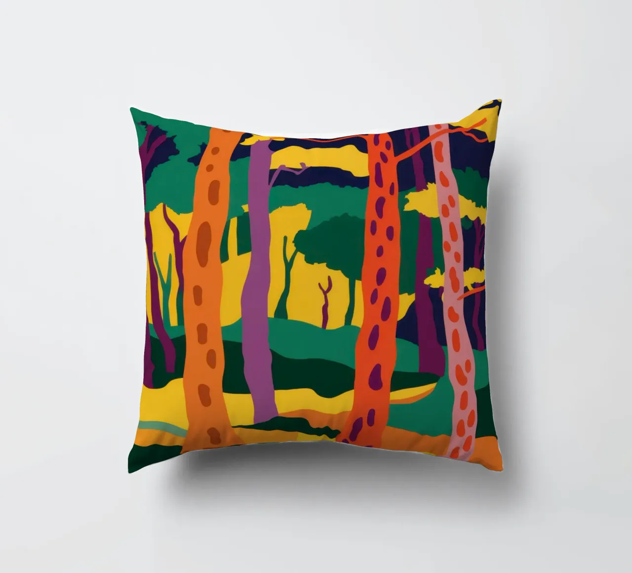 Foresta d'autunno dorata cuscino da Frosh Pallete