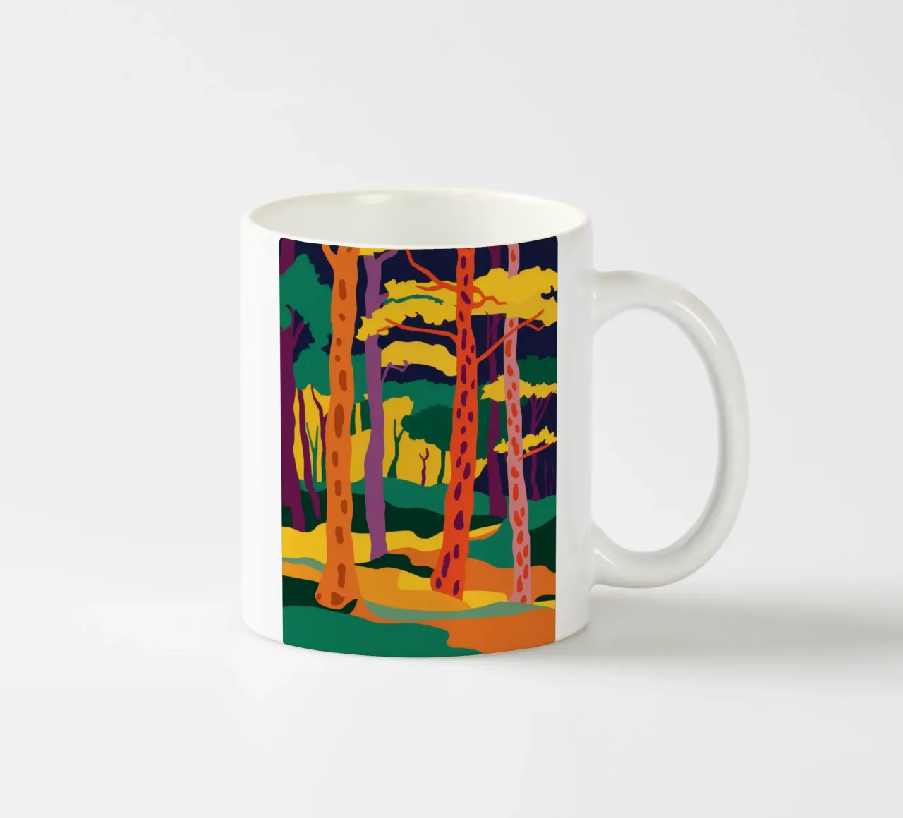Foresta d'autunno dorata tazza in ceramica da Frosh Pallete