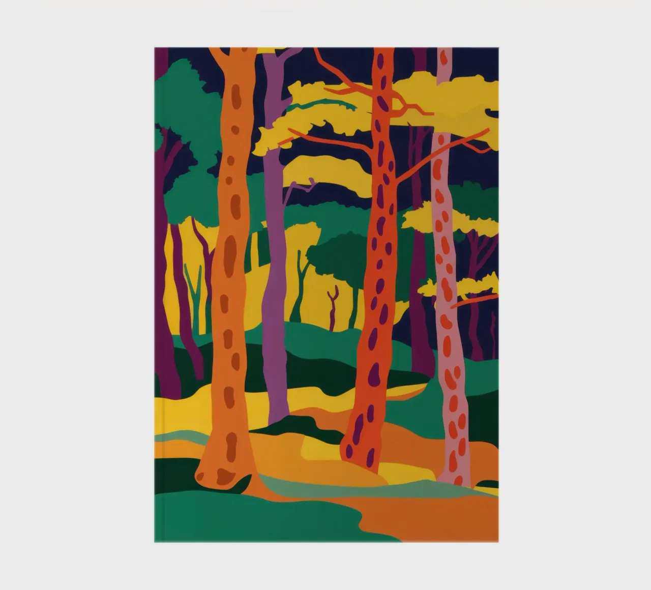 Foresta d'autunno dorata diario da Frosh Pallete