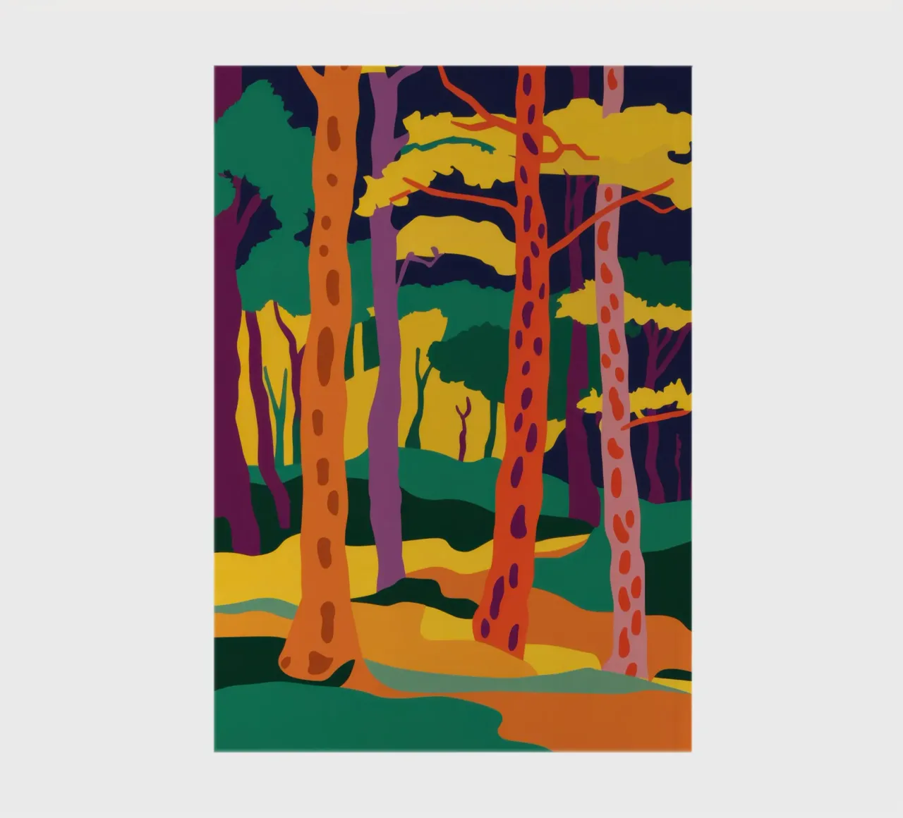 Foresta d'autunno dorata diario da Frosh Pallete