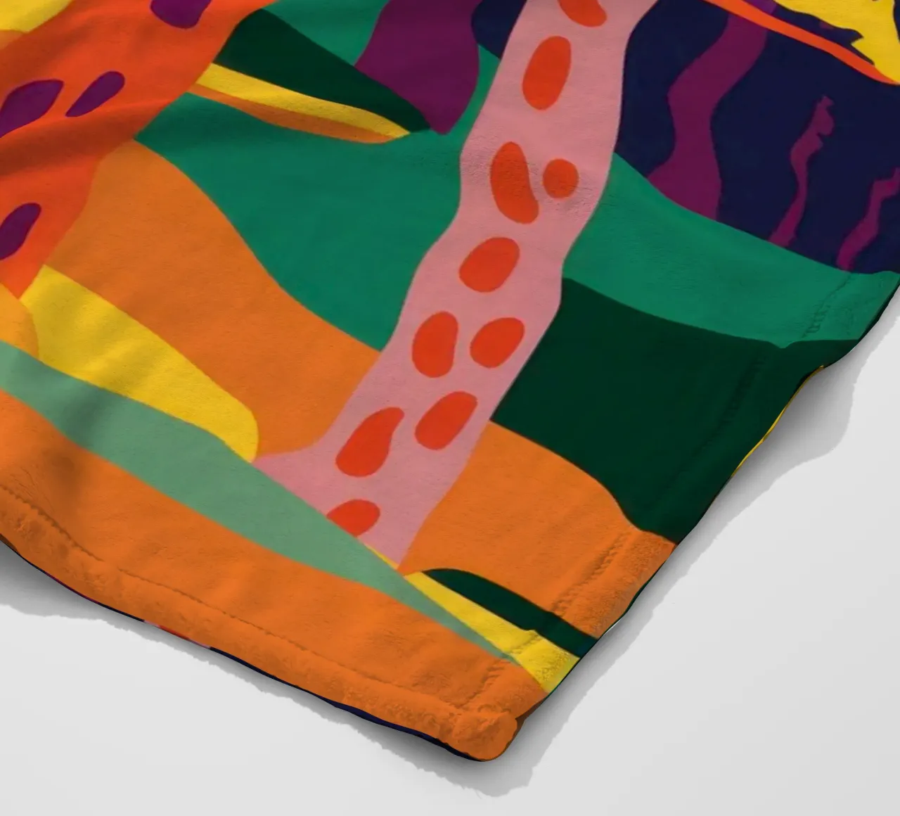 Foresta d'autunno dorata coperta in pile da Frosh Pallete