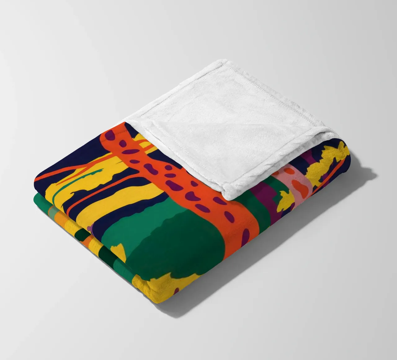 Foresta d'autunno dorata coperta in pile da Frosh Pallete