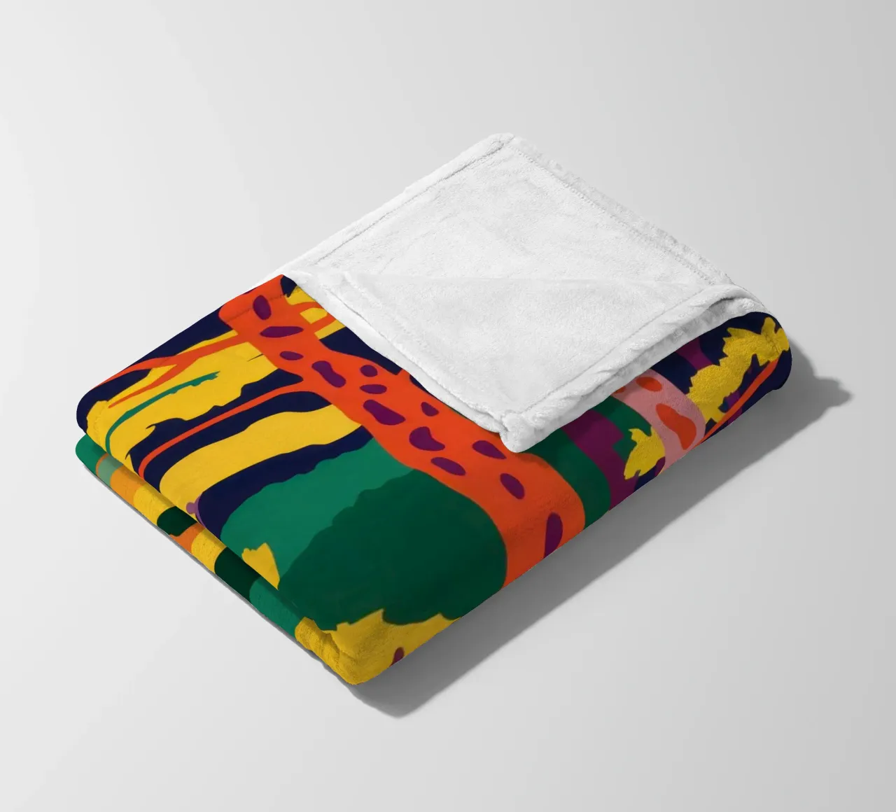 Foresta d'autunno dorata coperta in pile da Frosh Pallete
