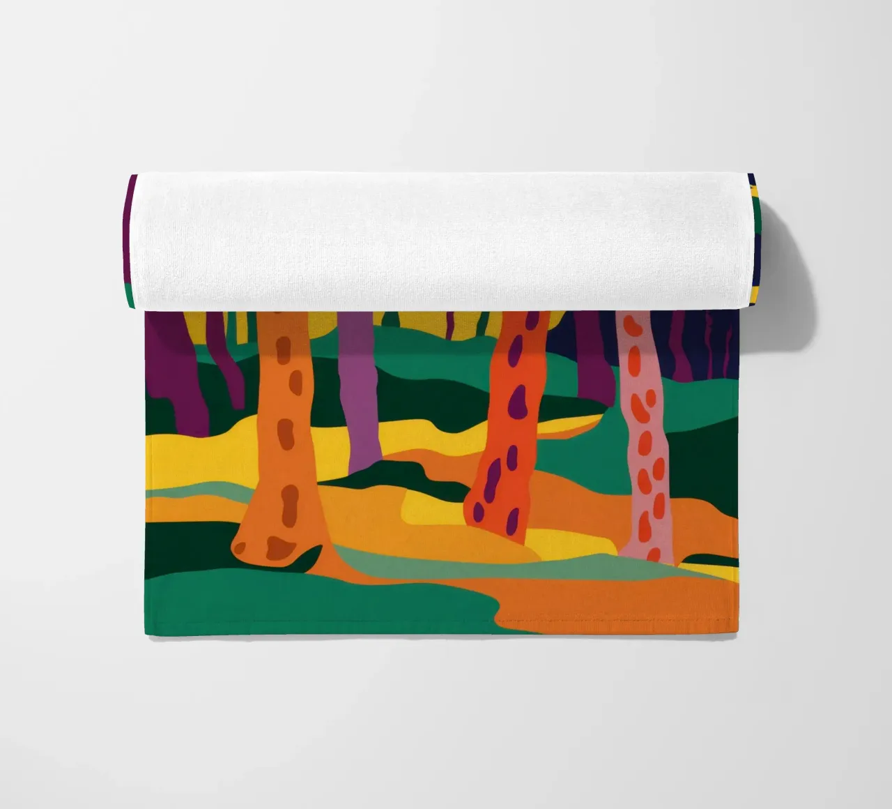 Foresta d'autunno dorata telo mare da Frosh Pallete