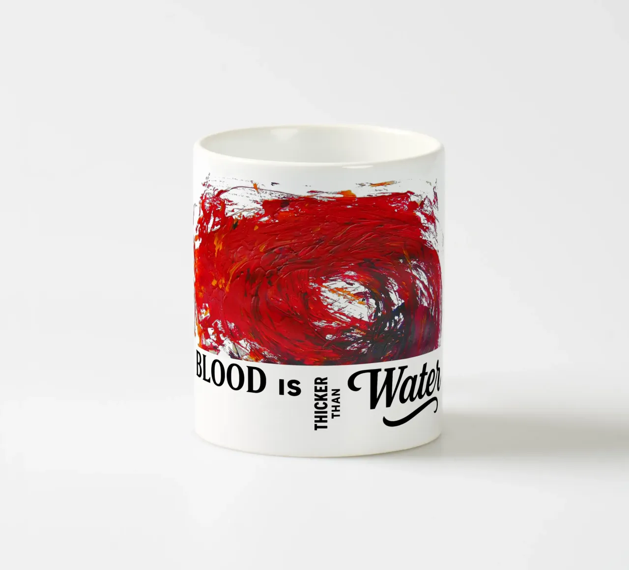 BLOOD IS THICKER THAN WATER tazza in ceramica da Vintage Van Gogh