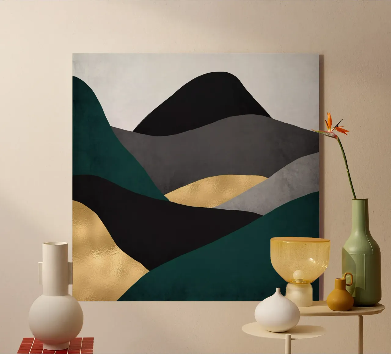 Oro verde plexiglass da Mia Nissen