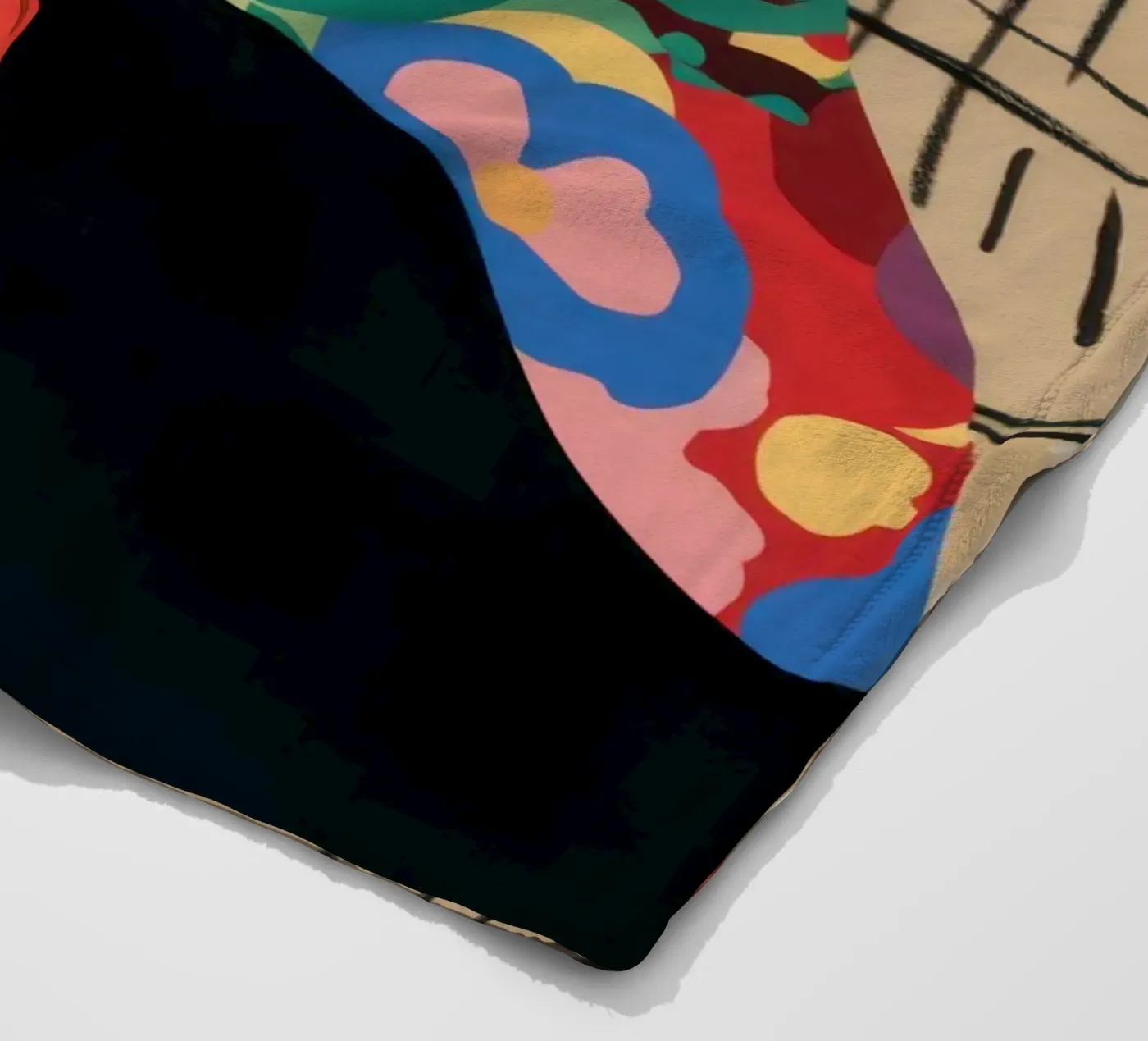 Blumenmuse Pose Fleecedecke von Frosh Pallete