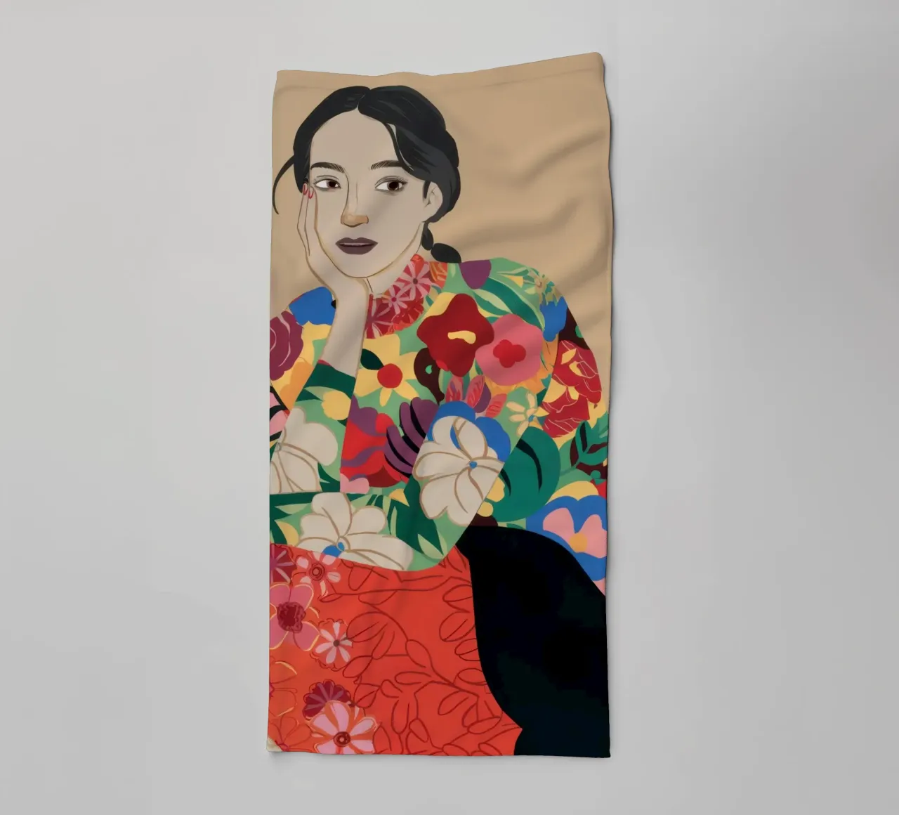 Musa floreale Repose asciugamano da bagno da Frosh Pallete