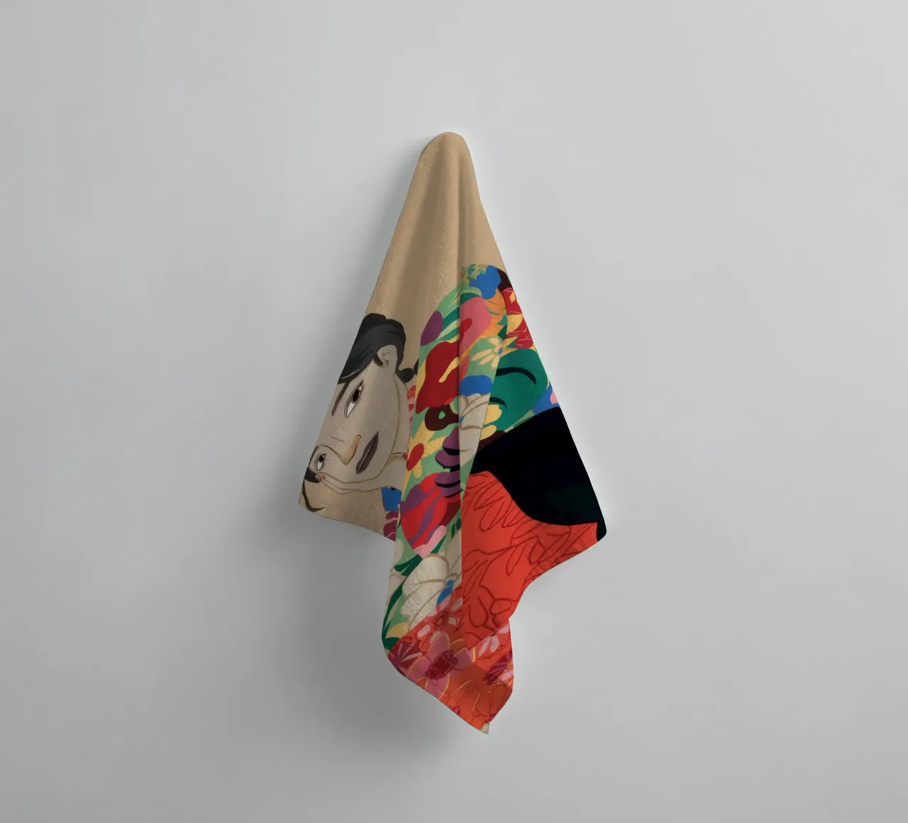 Musa floreale Repose asciugamano da bagno da Frosh Pallete