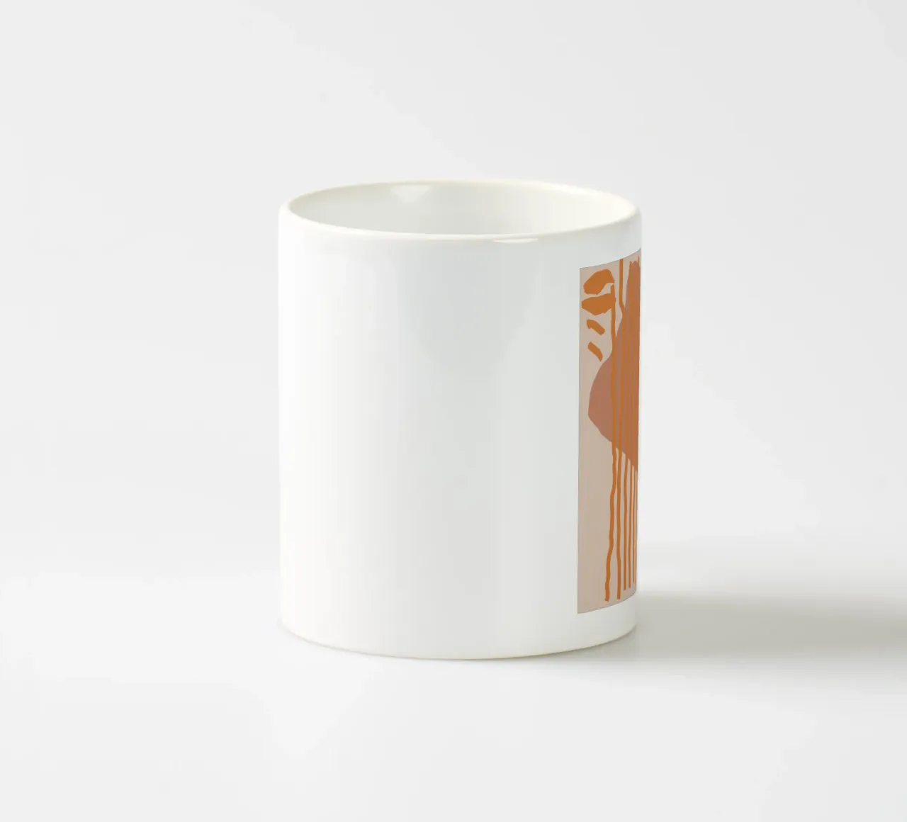 Collage di forme organiche tazza in ceramica da Thistle Bloom