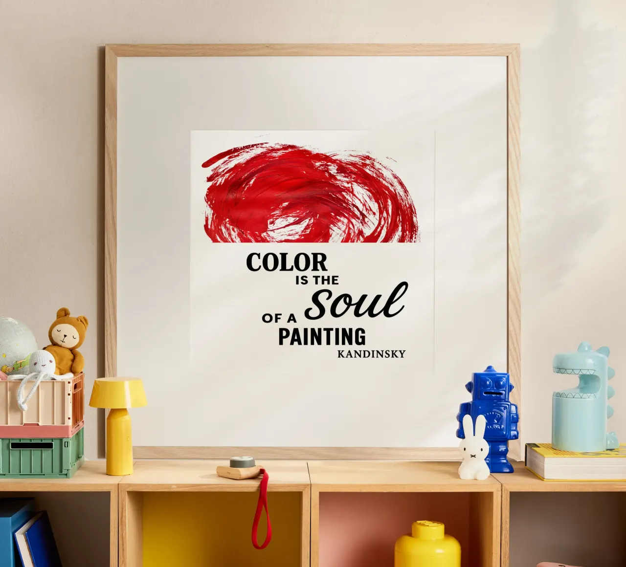 COLOR IS THE SOUL OF A PAINTING (red) carta hahnemühle da Vintage Van Gogh