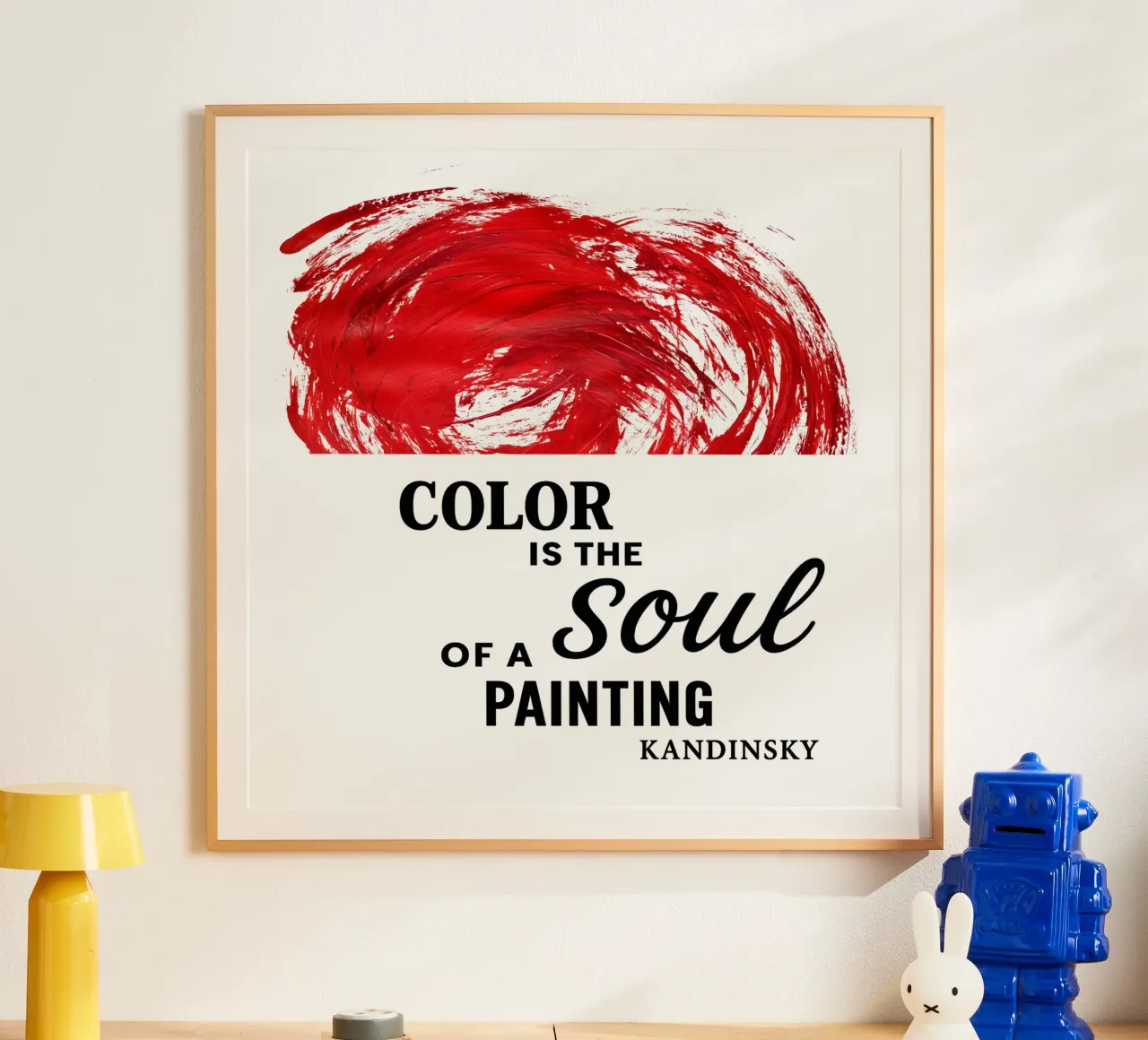 COLOR IS THE SOUL OF A PAINTING (red) carta hahnemühle da Vintage Van Gogh
