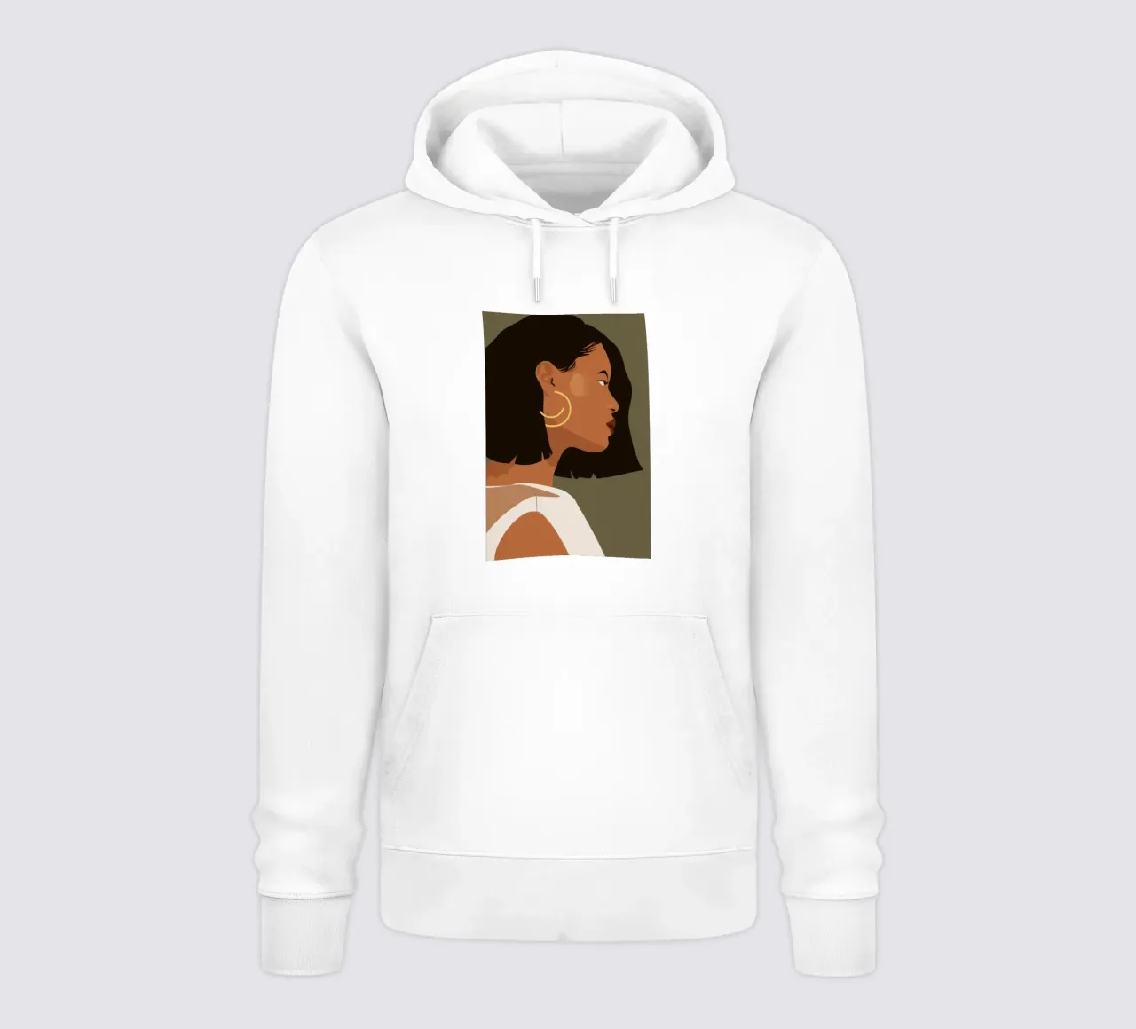 Elegante sguardo d'oro felpa con cappuccio da Frosh Pallete