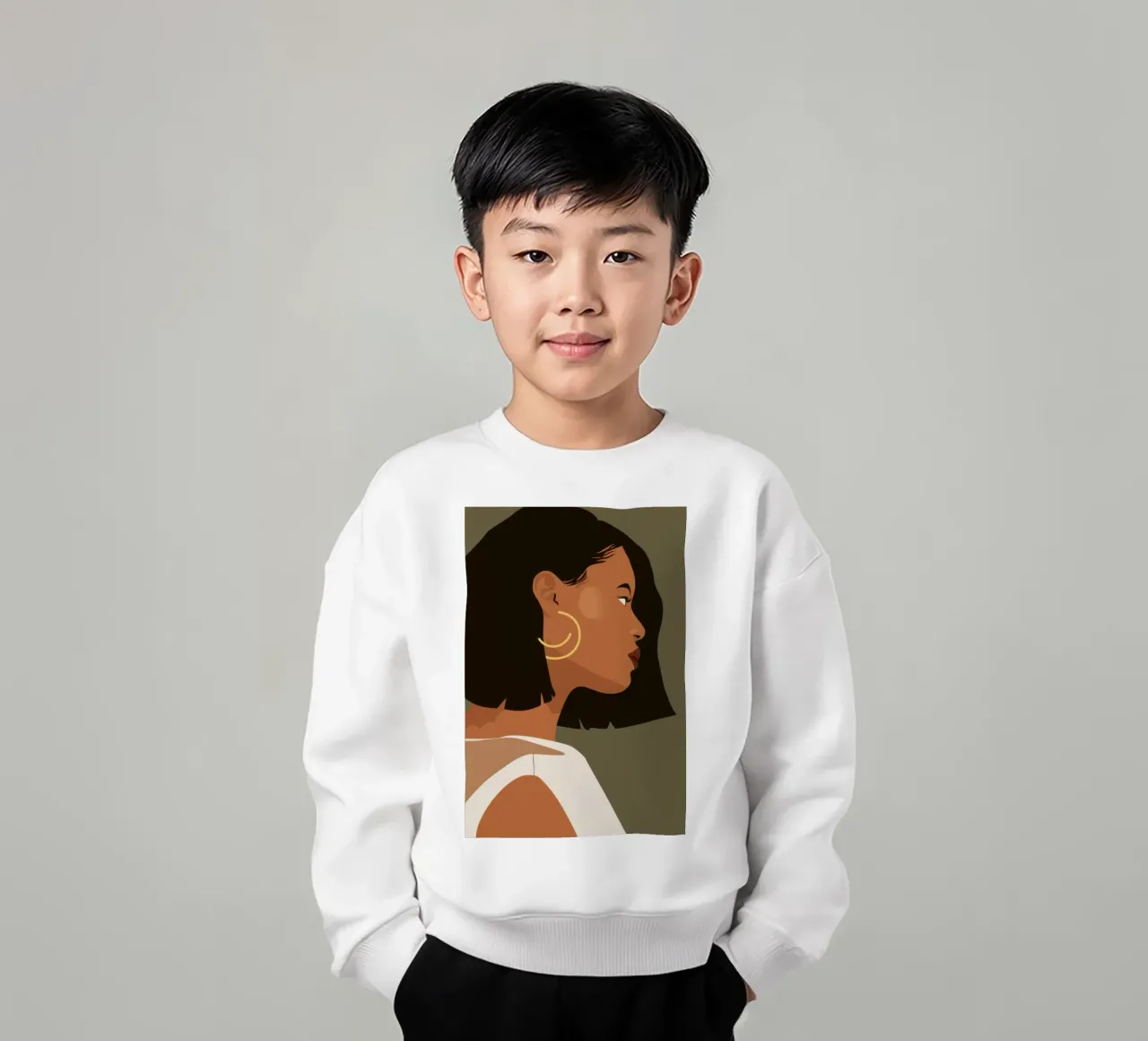Elegante sguardo d'oro felpa bambino da Frosh Pallete