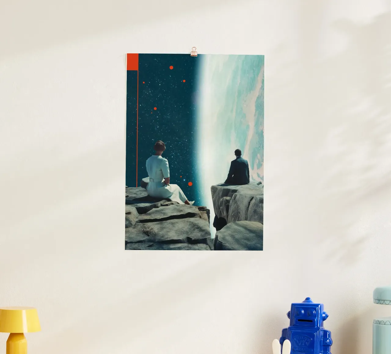 Distanza dal freddo poster da Dapidoka