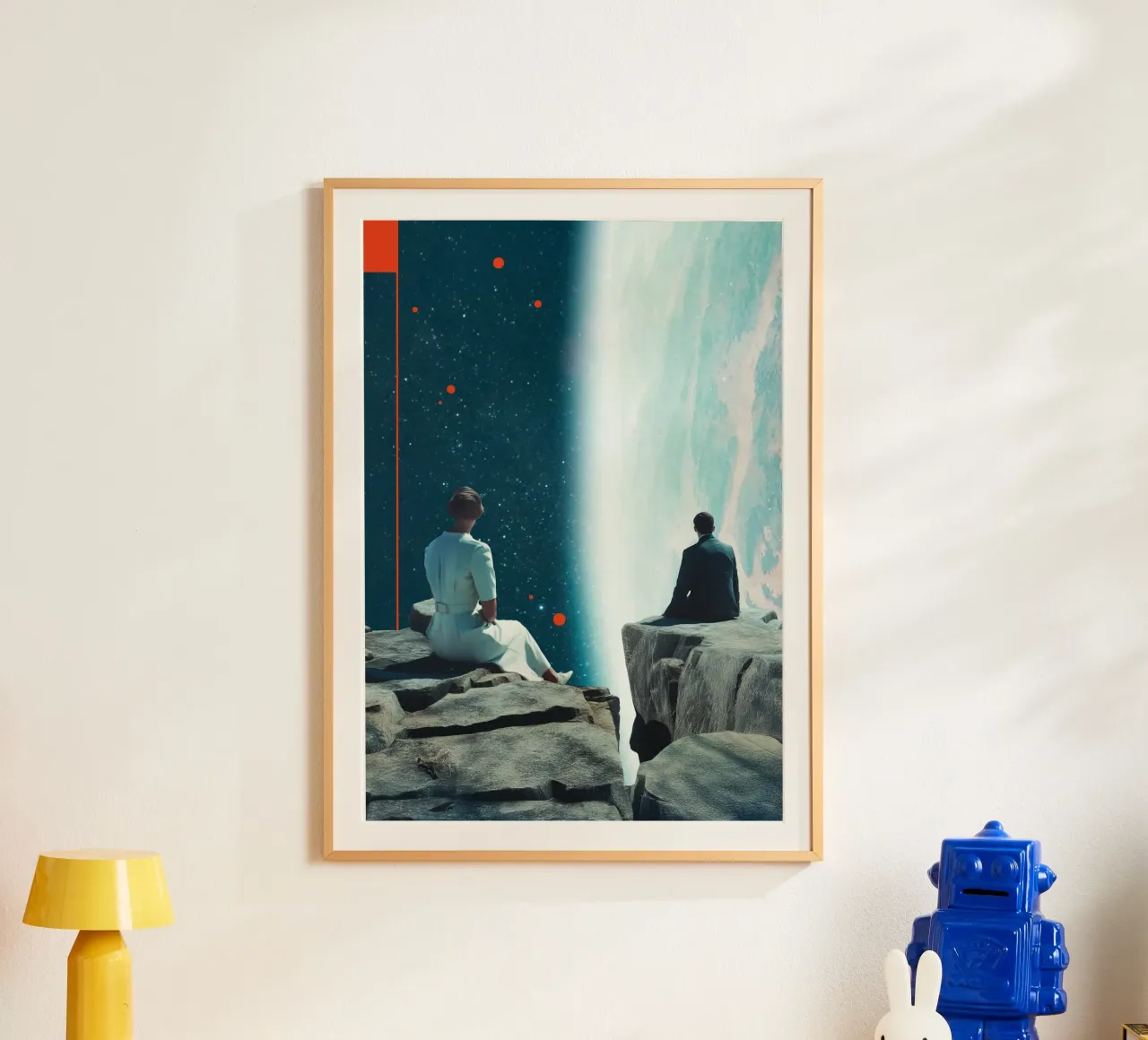 Distanza dal freddo poster da Dapidoka