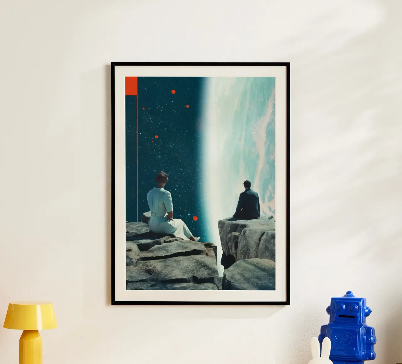 Distanza dal freddo poster da Dapidoka