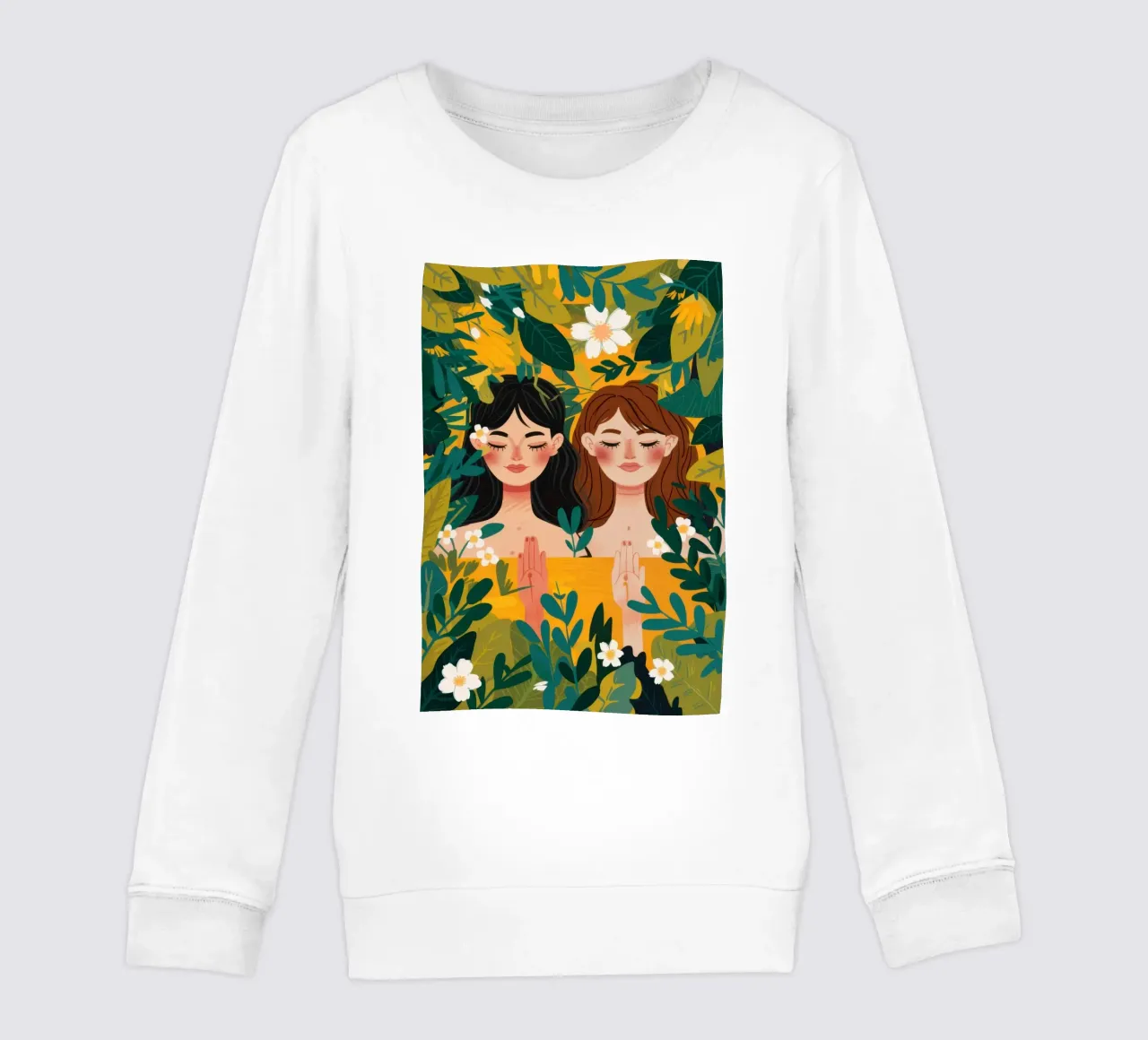 Sorellanza in fiore felpa bambino da Frosh Pallete