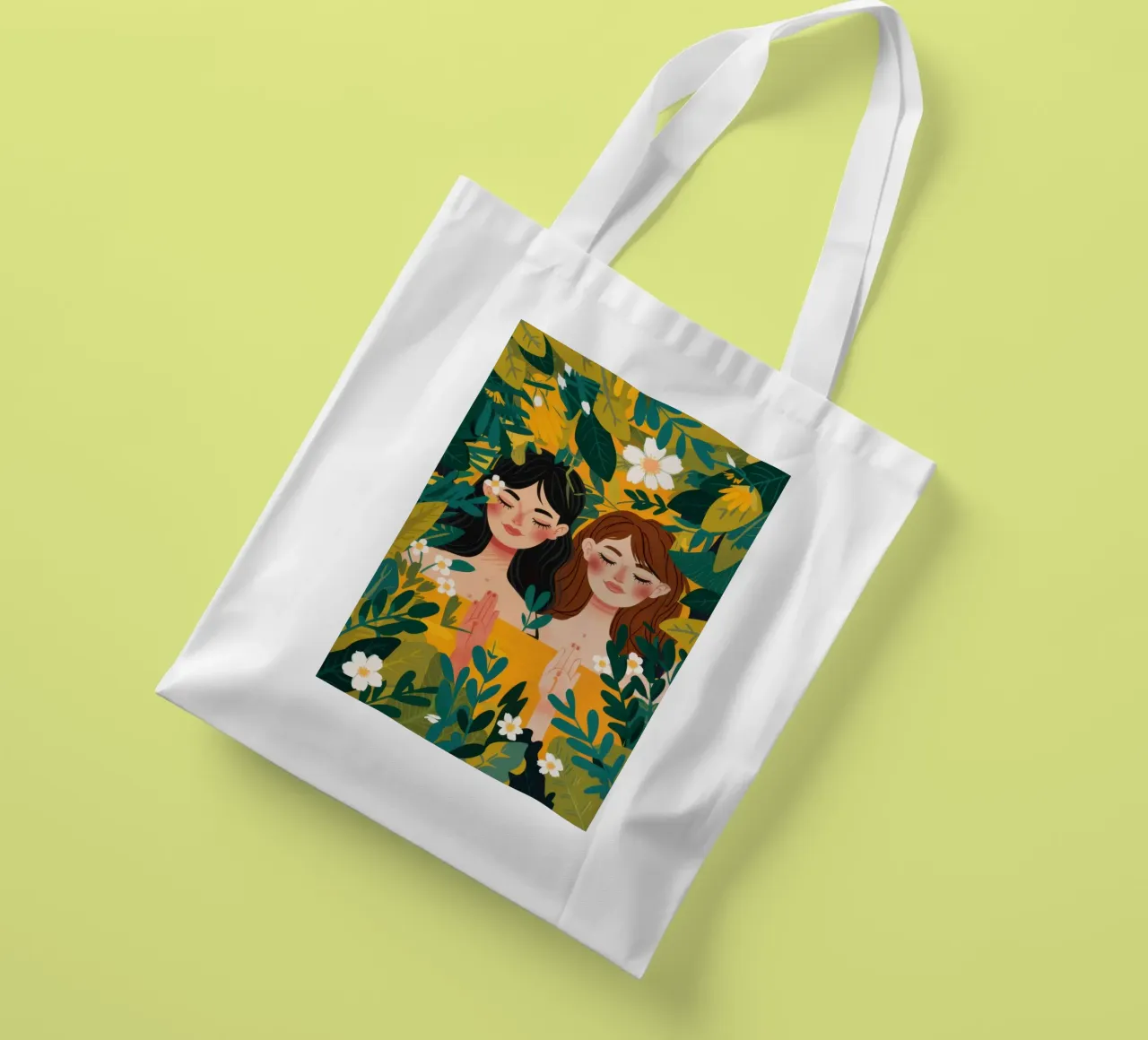 Sorellanza in fiore borsa in juta da Frosh Pallete