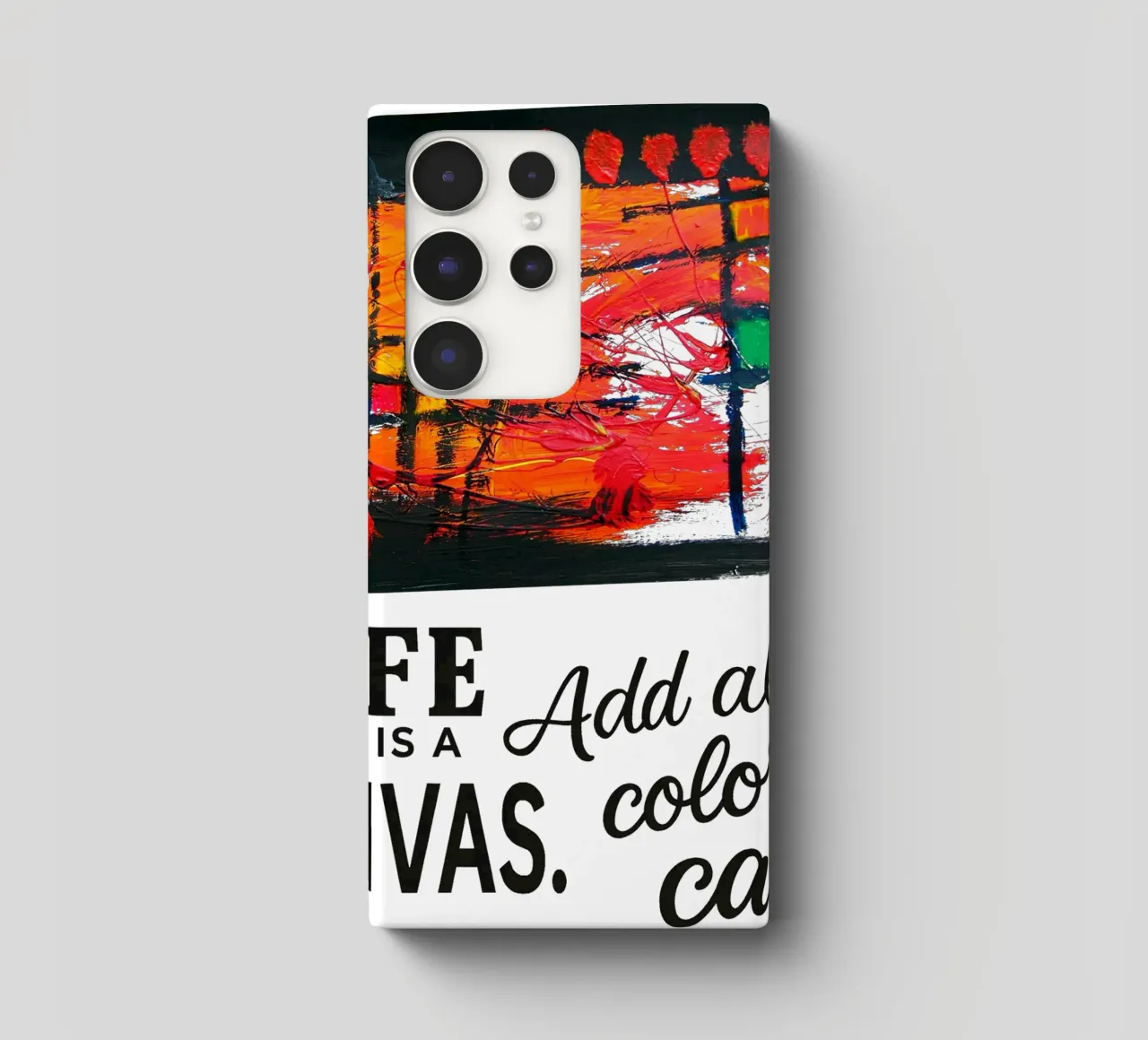 Life is a canvas. Add all the color you can. cover samsung da Vintage Van Gogh