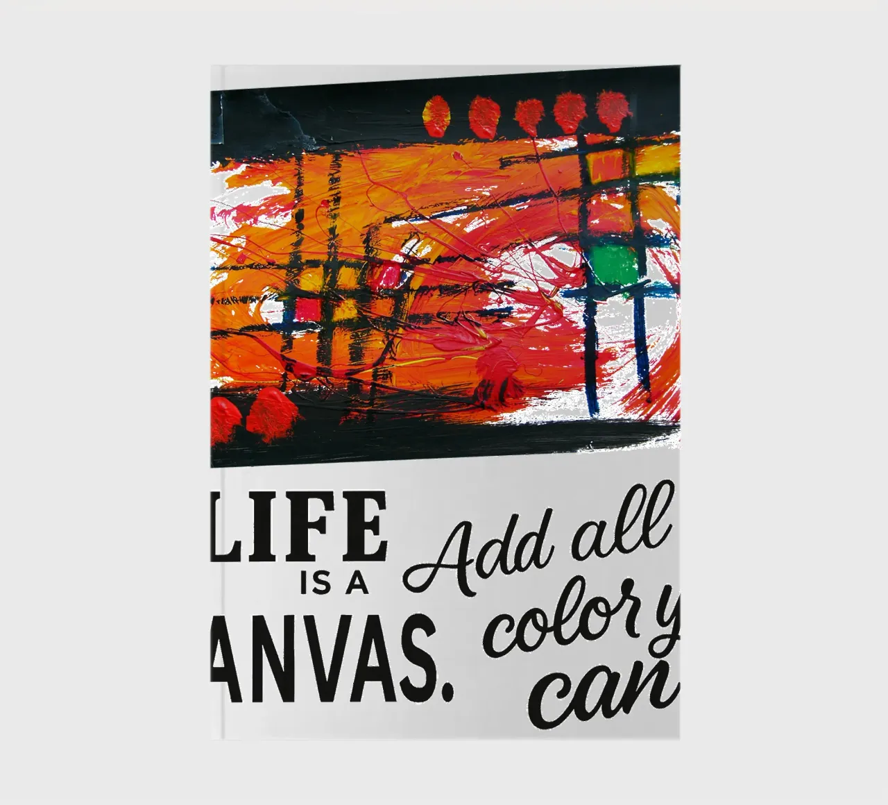 Life is a canvas. Add all the color you can. diario da Vintage Van Gogh