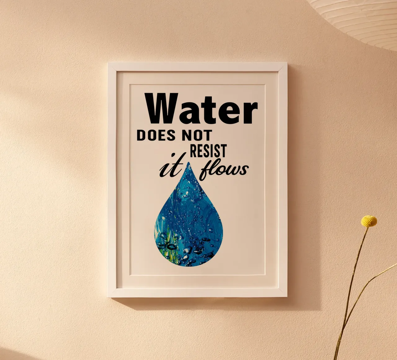 Water does not resist; it flows. carta hahnemühle da Vintage Van Gogh