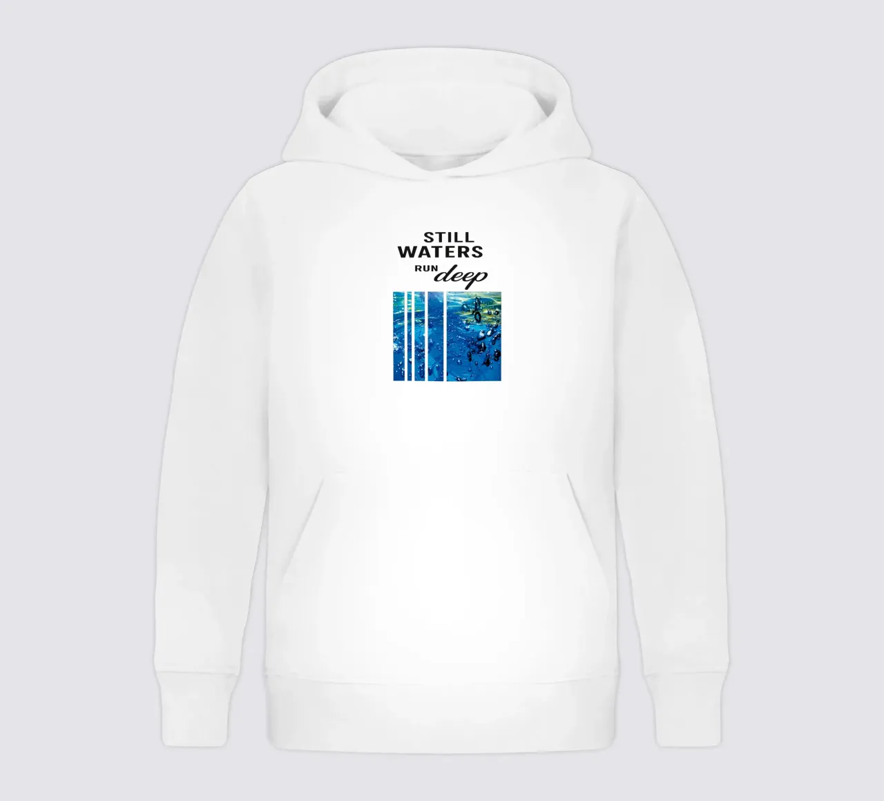 STILL WATERS RUN DEEP kids hoodie by Vintage Van Gogh
