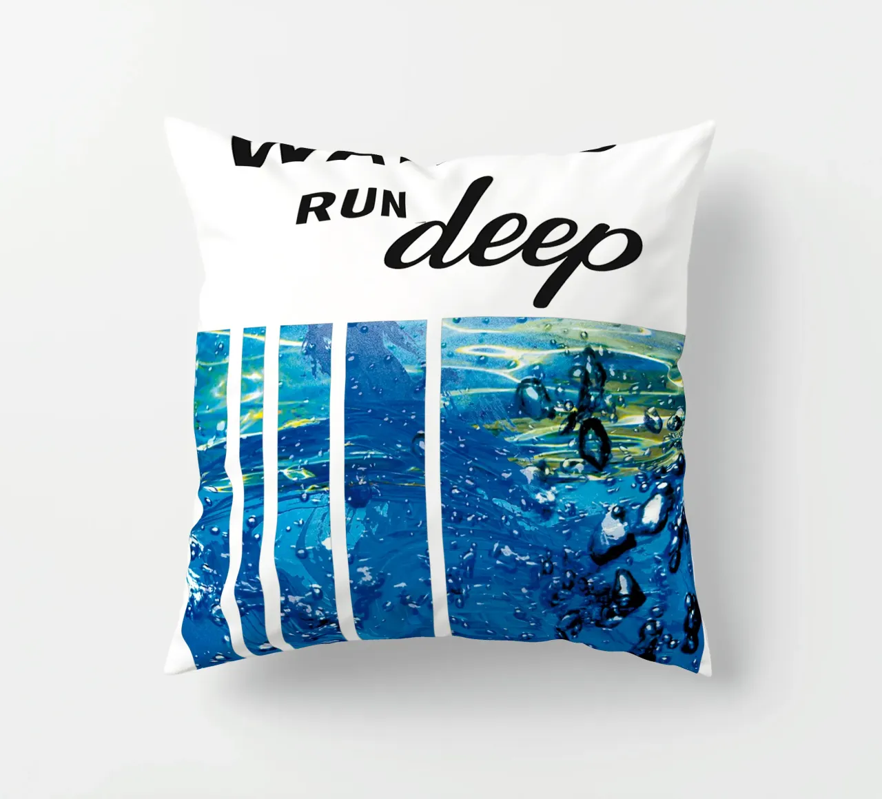 STILL WATERS RUN DEEP cuscino da Vintage Van Gogh