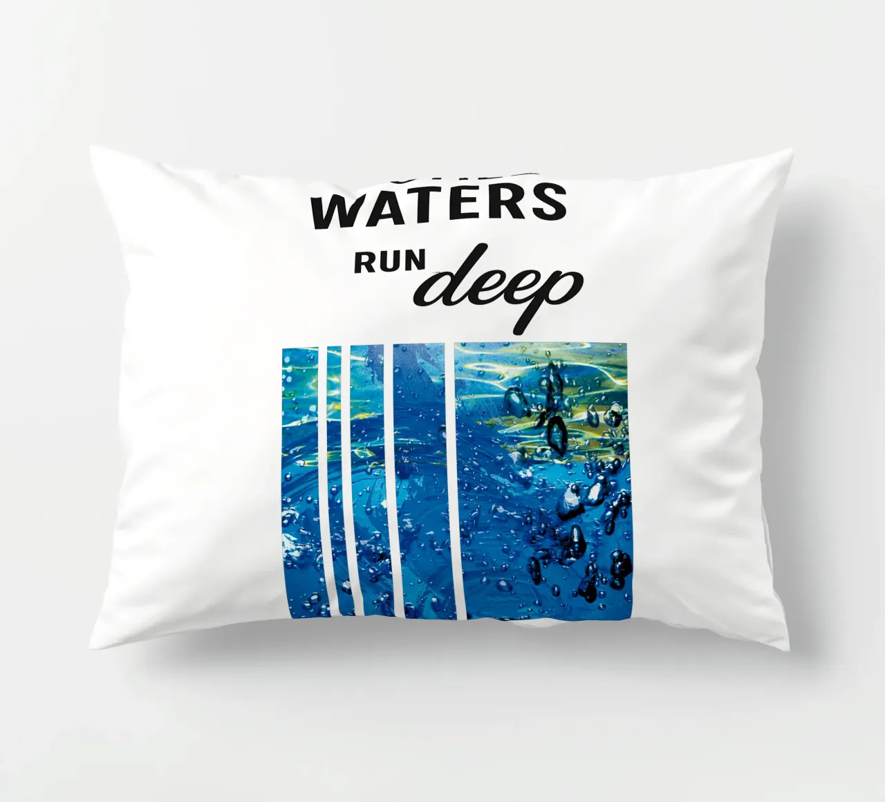 STILL WATERS RUN DEEP cuscino da Vintage Van Gogh