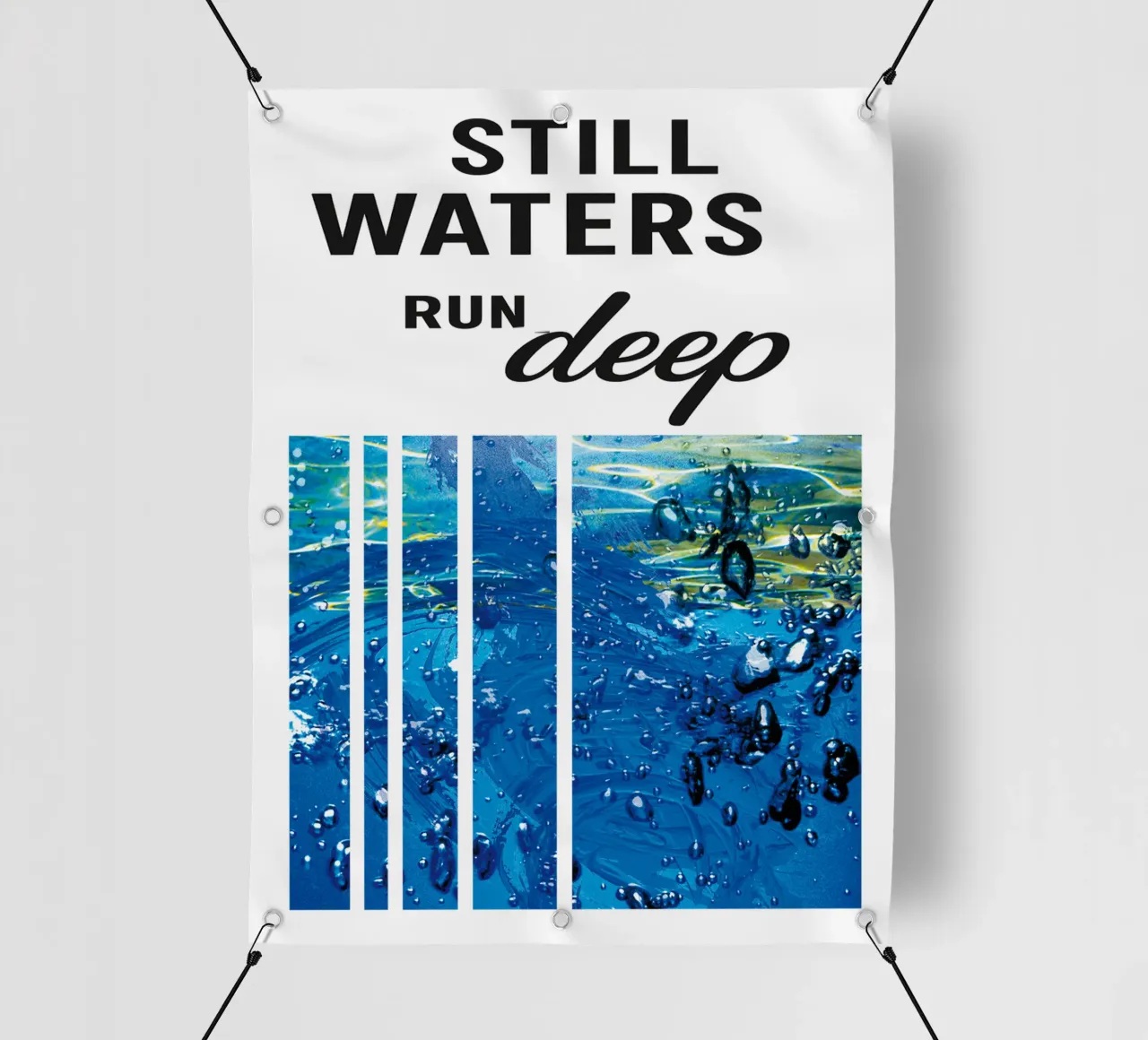 STILL WATERS RUN DEEP telo in pvc da Vintage Van Gogh